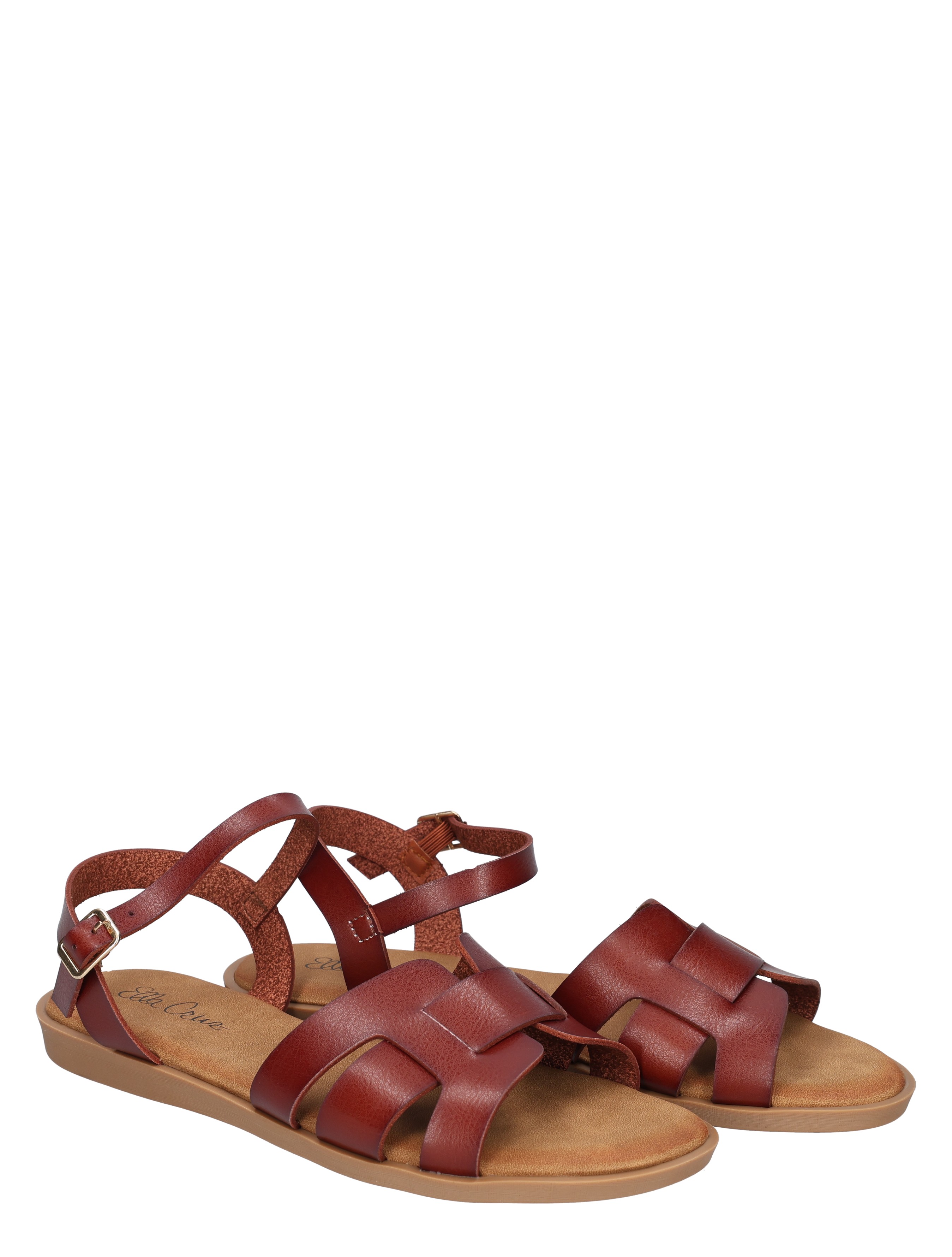 sandalen, rood, leren, slipper, sandalen met bandjes