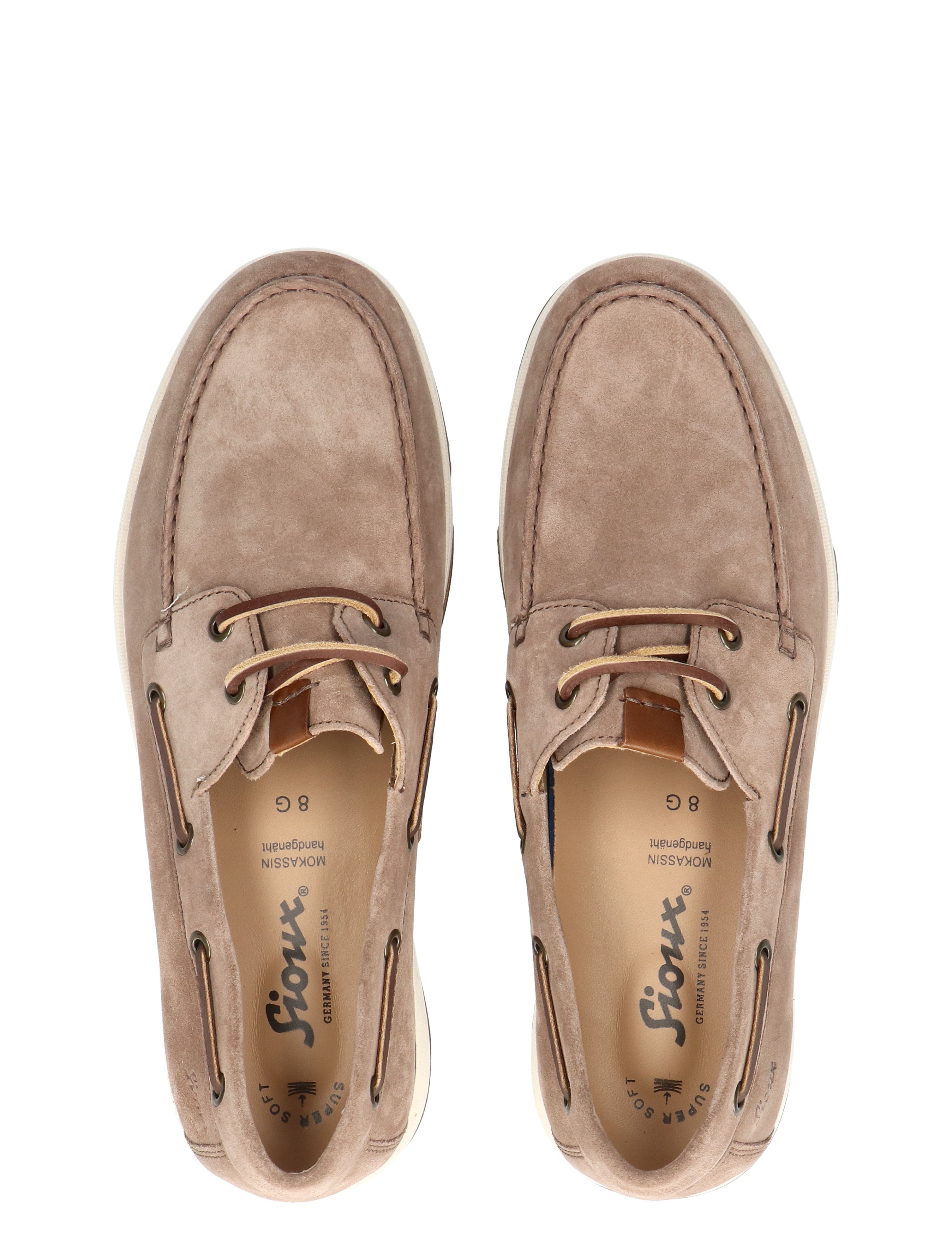 Sioux - Nurilinos 702 Beige G-Wijdte - Heren - Bootschoenen - 50896_77_7