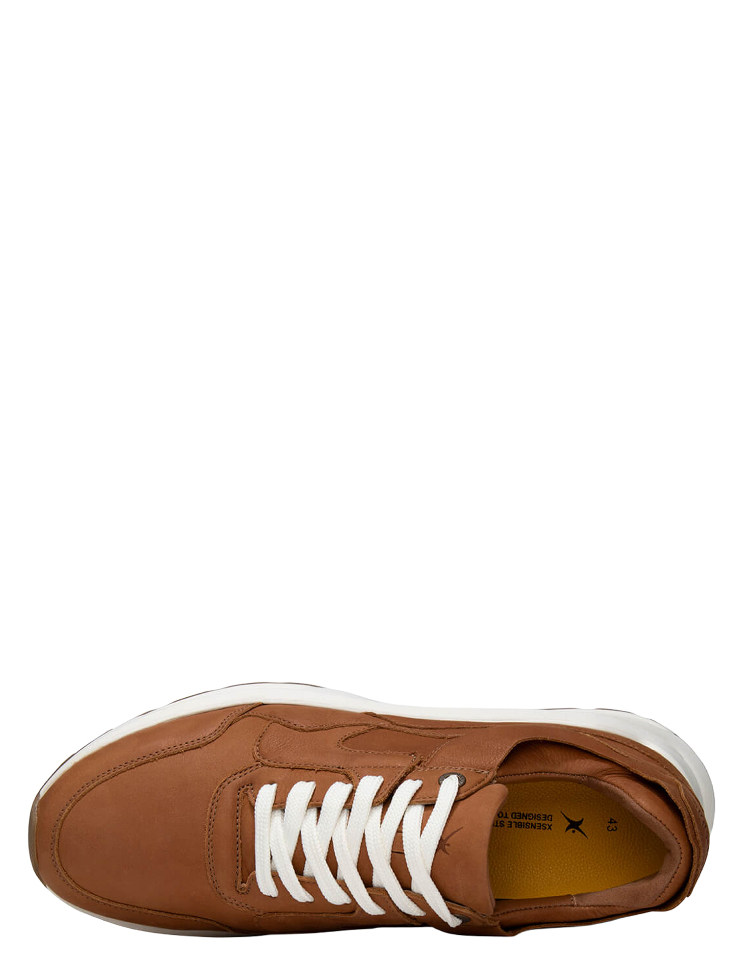 Xsensible - 33200.4  330 Cognac H-Wijdte - Heren - Lage Sneakers - Sneakers - 51642_02_4