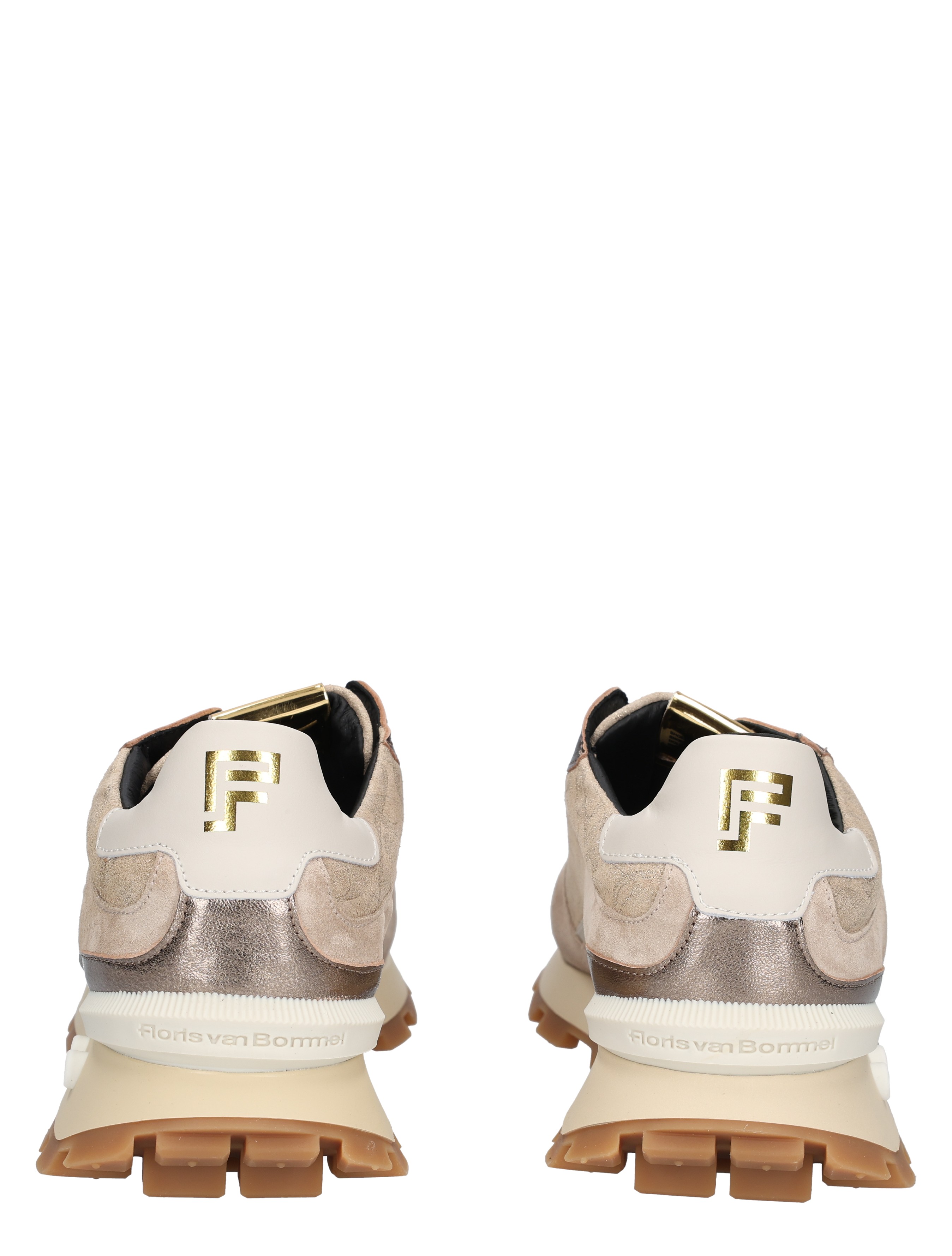 Floris van Bommel - Blokki SFW-10084 34-01 Taupe G-Wijdte - Sneakers - Dames - Lage Sneakers - 49290_77_6