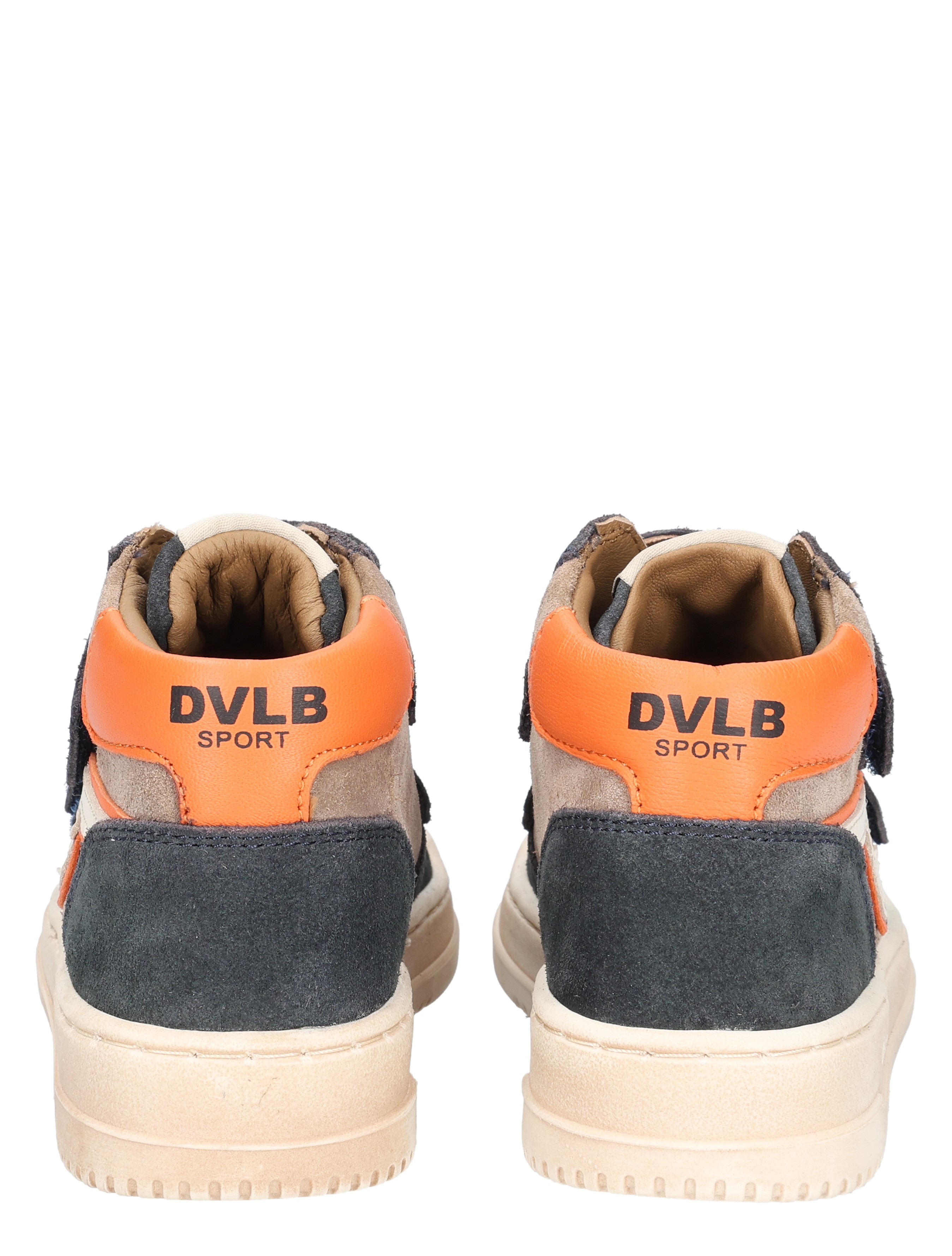 Develab - 44411 696 Blue Combi Waxed - Jongens - Klittenbandschoenen - 49253_37_6