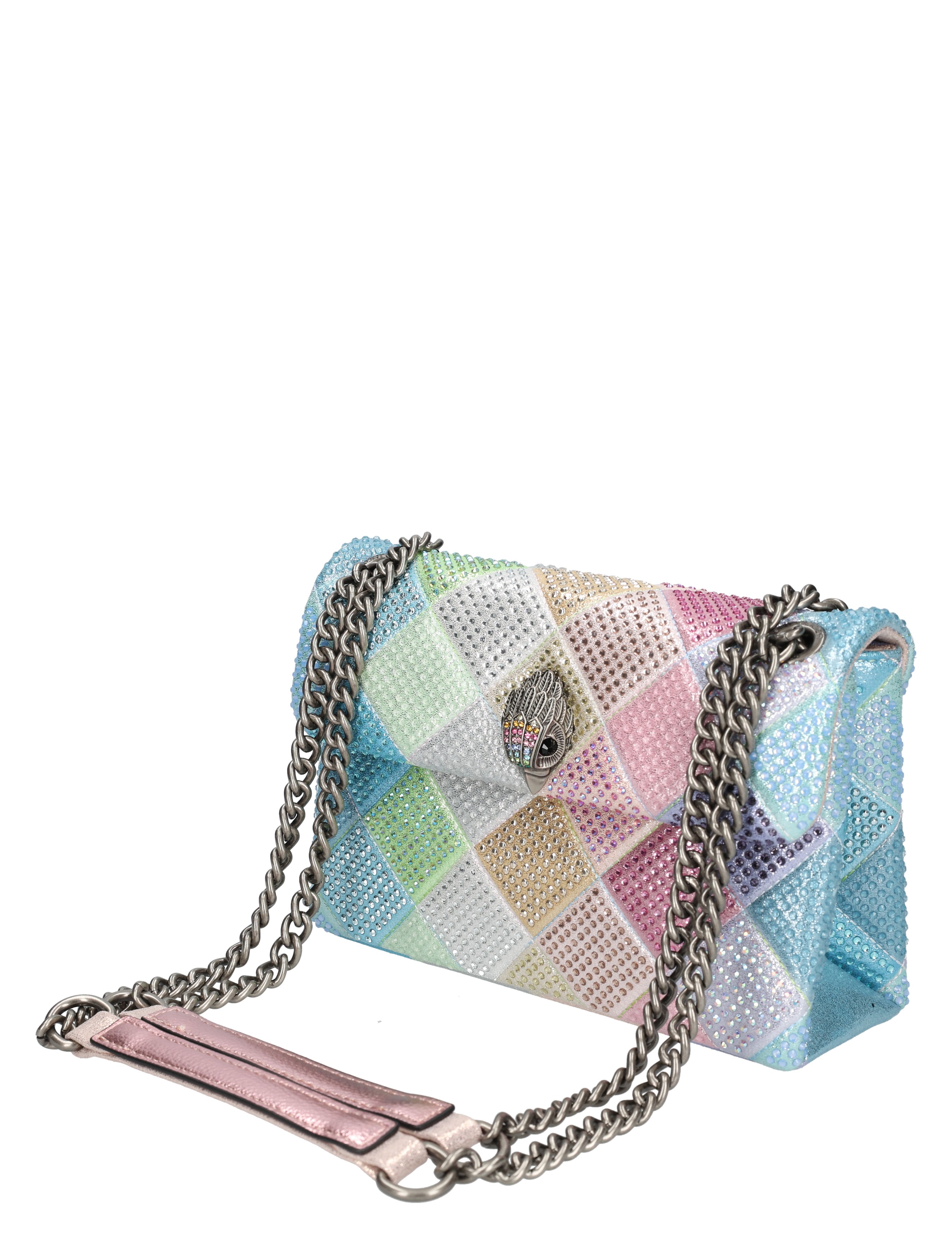 Kurt Geiger - Fabric Medium Kensington Bag Multi Color - Dames - Schoudertassen - 49589_59_3