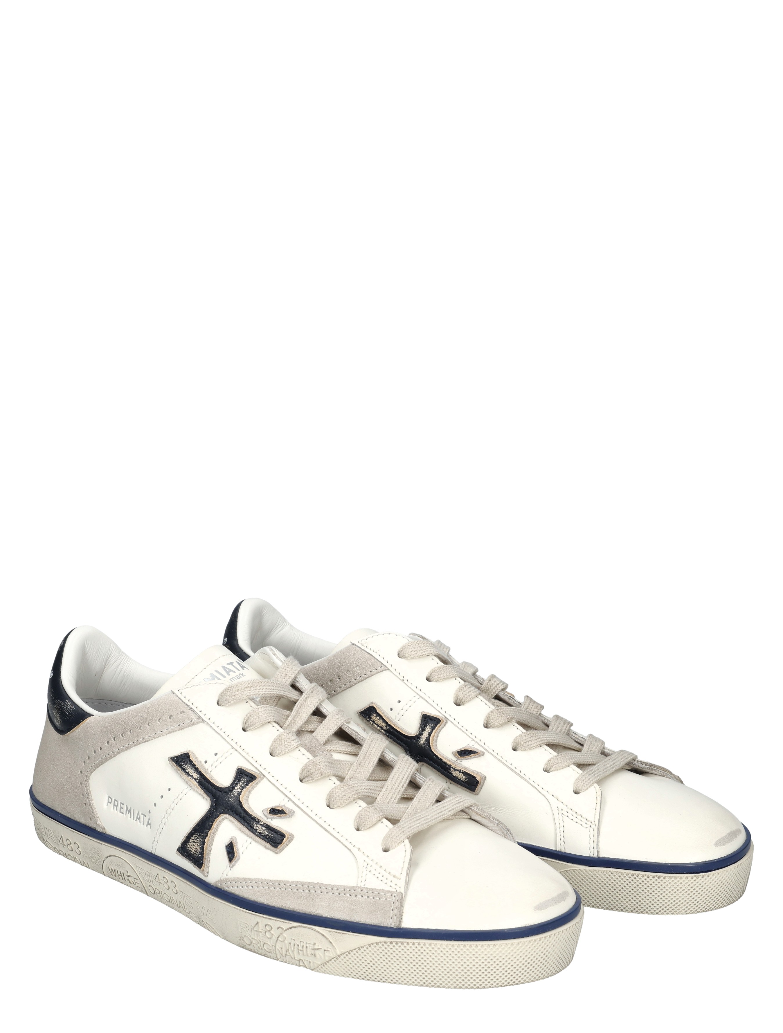 Premiata - Steven Men 7285 White Beige - Heren - Lage Sneakers - Sneakers - 50185_87_6