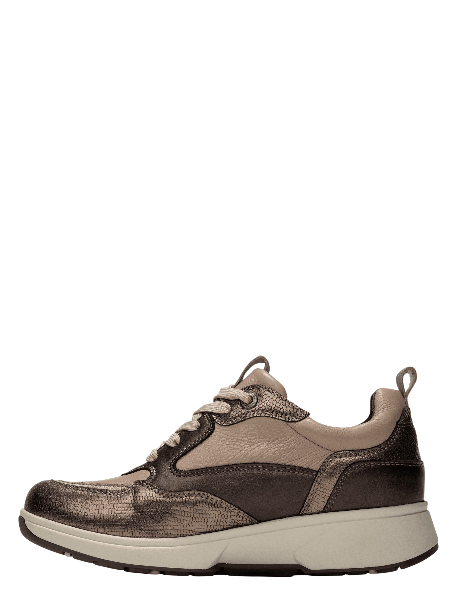 Xsensible - 30215.3 530 Taupe Combi H-Wijdte - Dames - Veterschoenen - Casual Veterschoenen - 50492_77_2