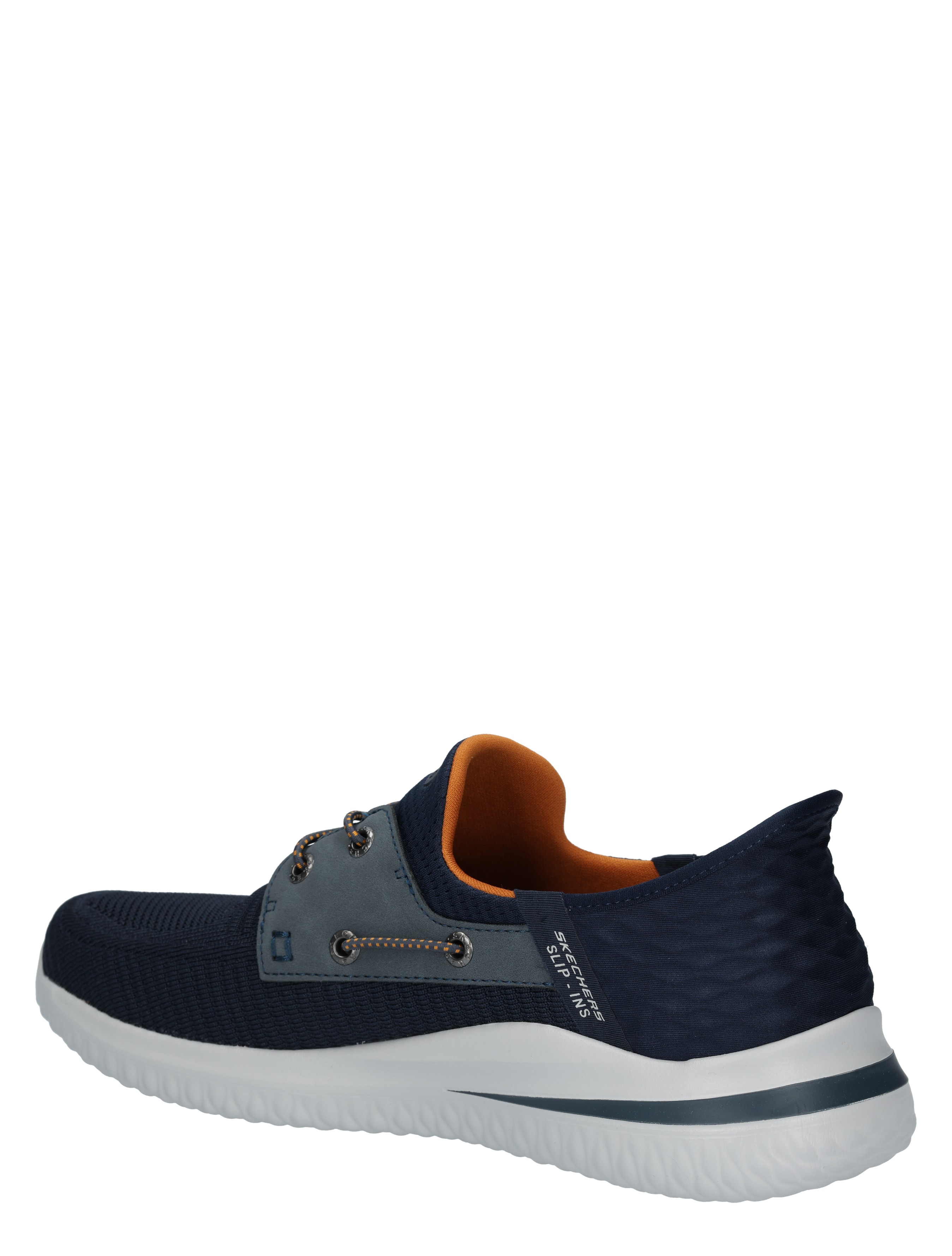 Skechers - Delson 3.0 Slip On Navy - Heren - Sneakers - Slip On Sneakers - 46716_33_4