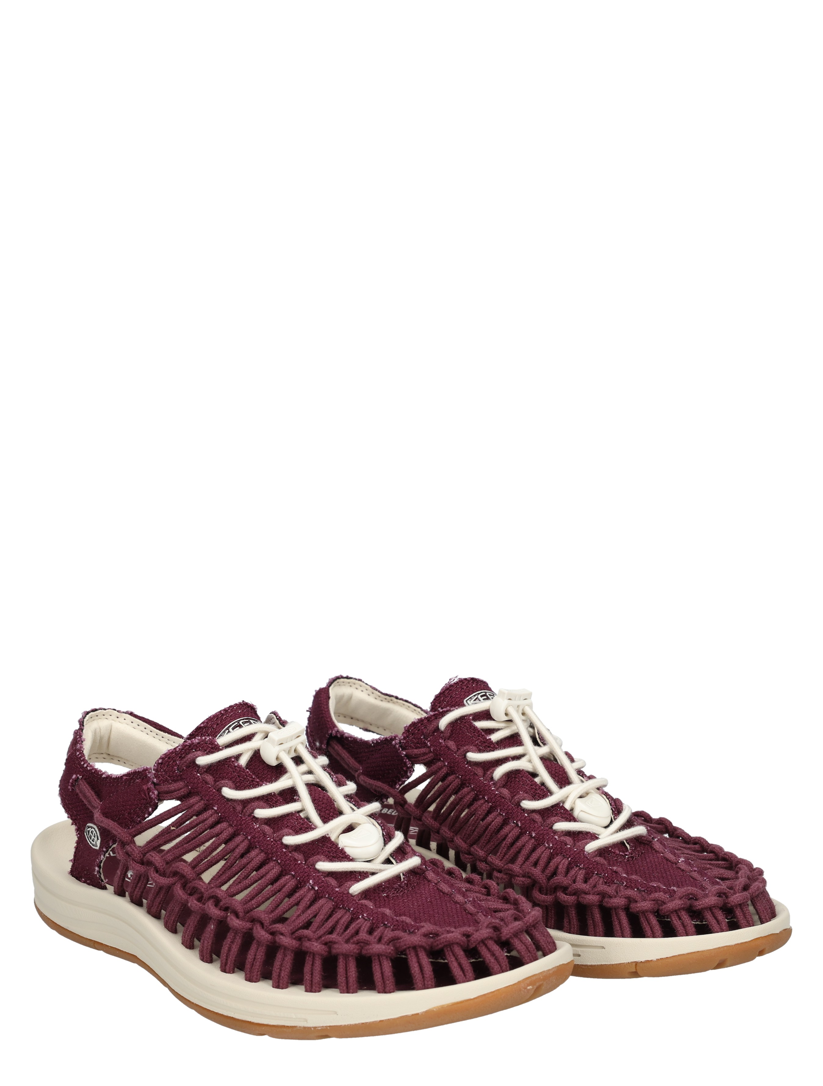 sneakers, burgundy, woven, laces, gum sole