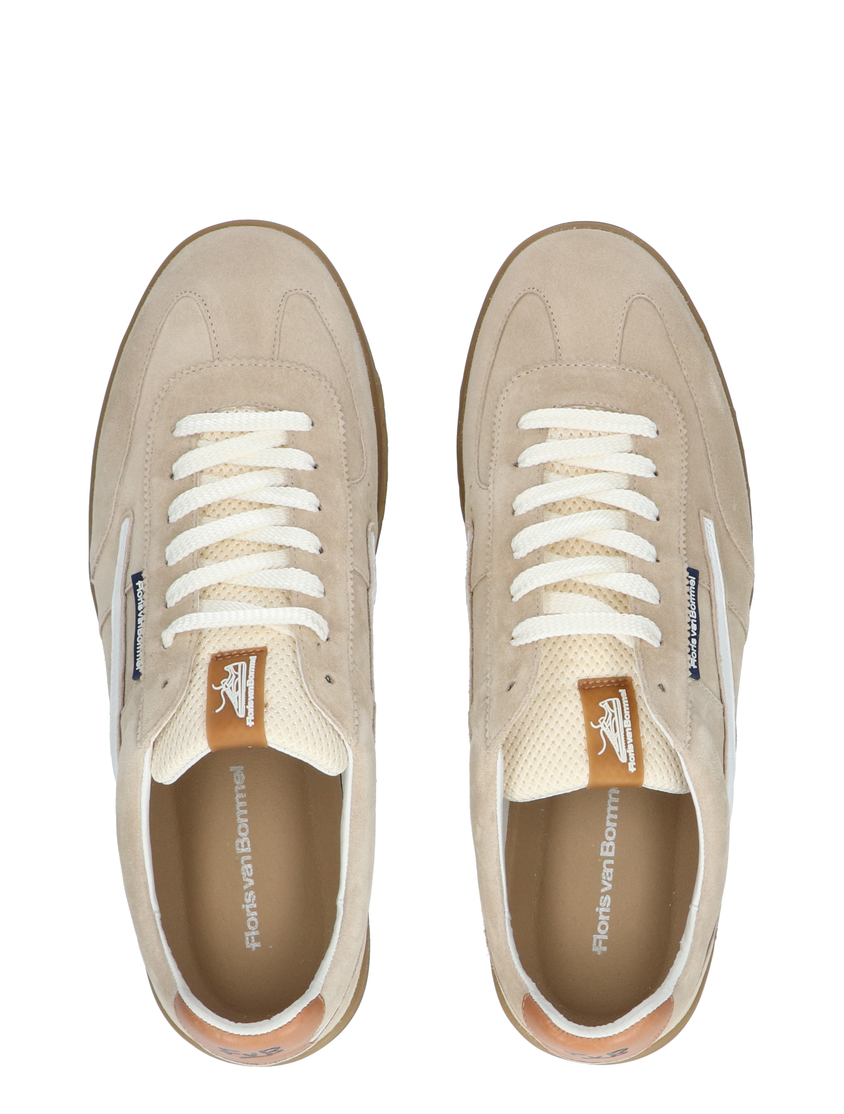 Floris van Bommel - De Zaler 61-01 Dark White G+ Wijdte - Heren - Lage Sneakers - Sneakers - 47121_77_7