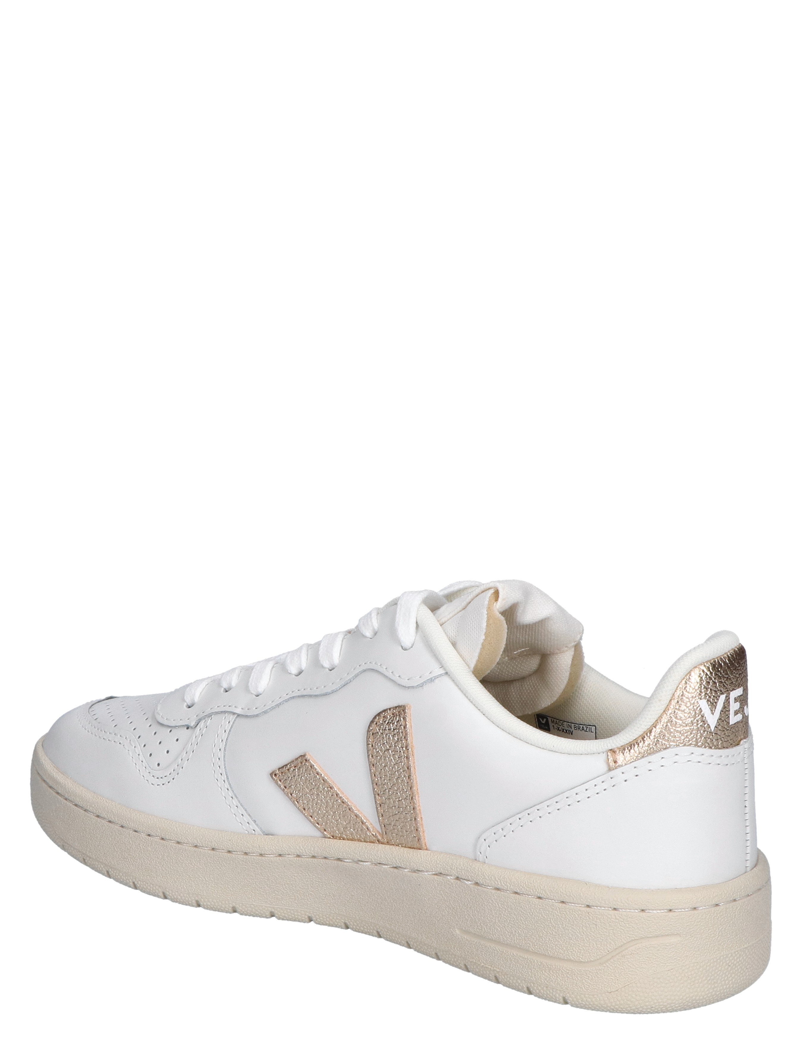 Veja - V-10 Prime V10220737 Leather White Platin - Sneakers - Dames - Lage Sneakers - 46489_85_4