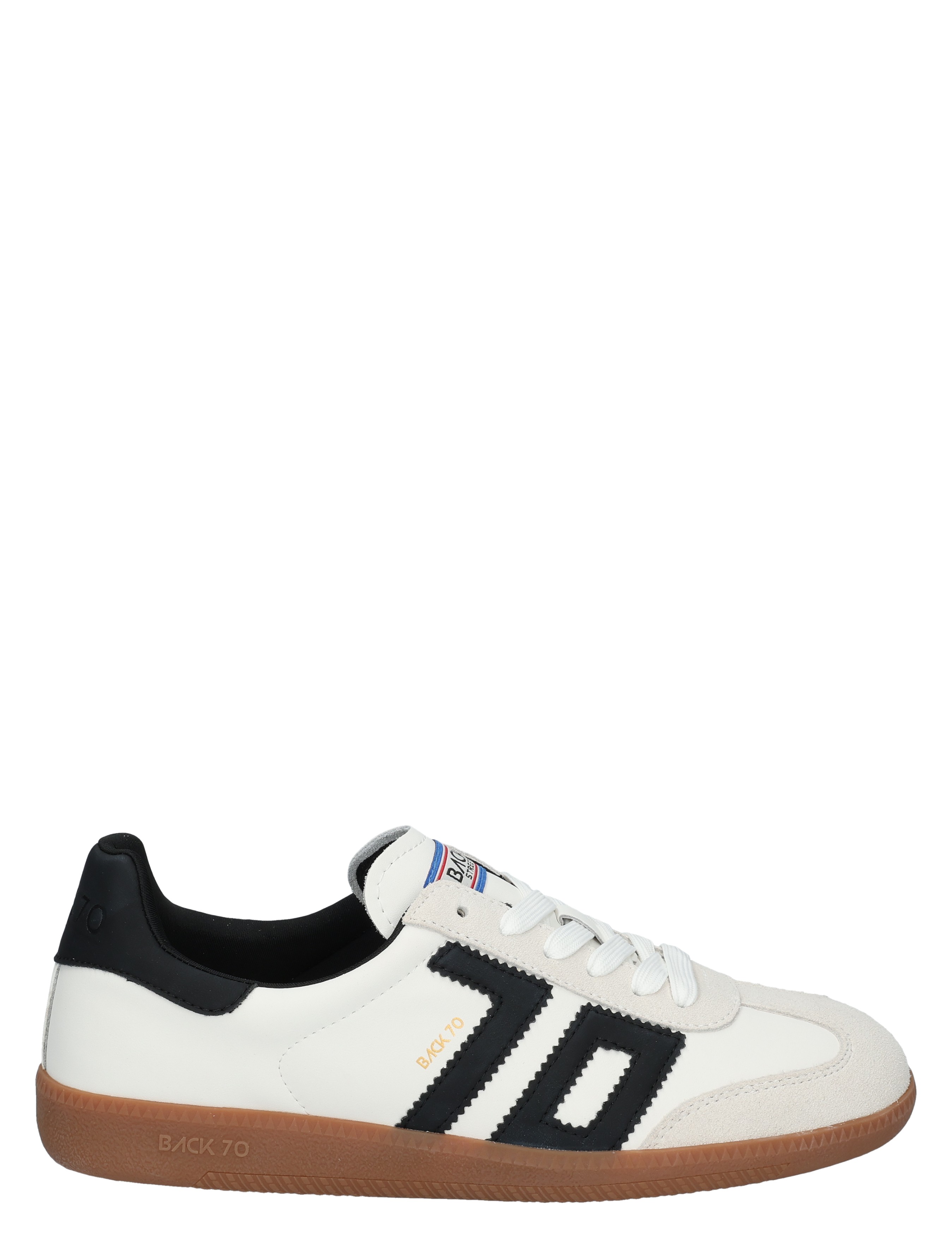 Back 70 - Cloud 2505-10 White Leather Black - Dames - Sneakers - Lage Sneakers - 50719_81_1