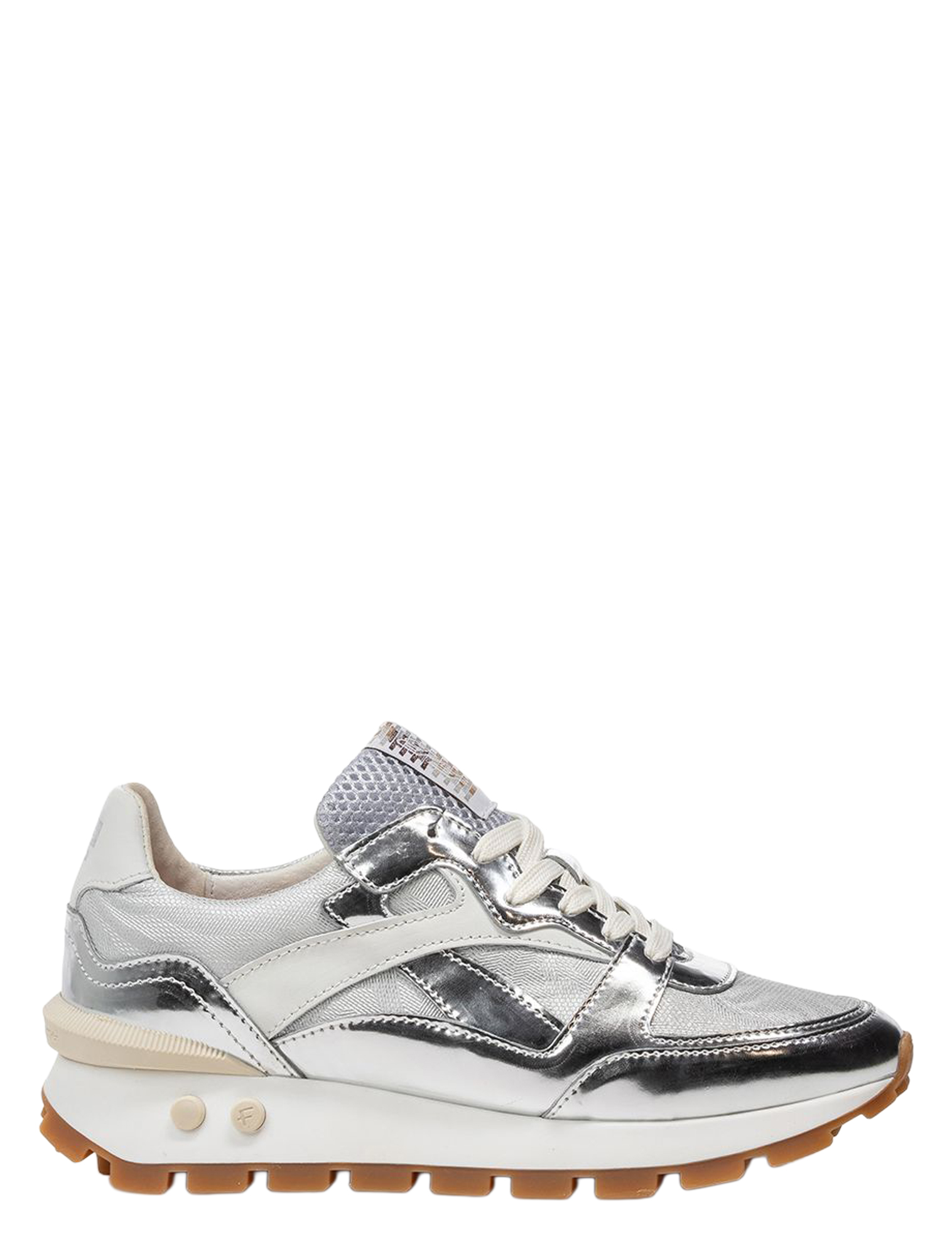 Floris van Bommel - Blokki 10157 07.02 Silver - Sneakers - Dames - Lage Sneakers - 51485_54_1
