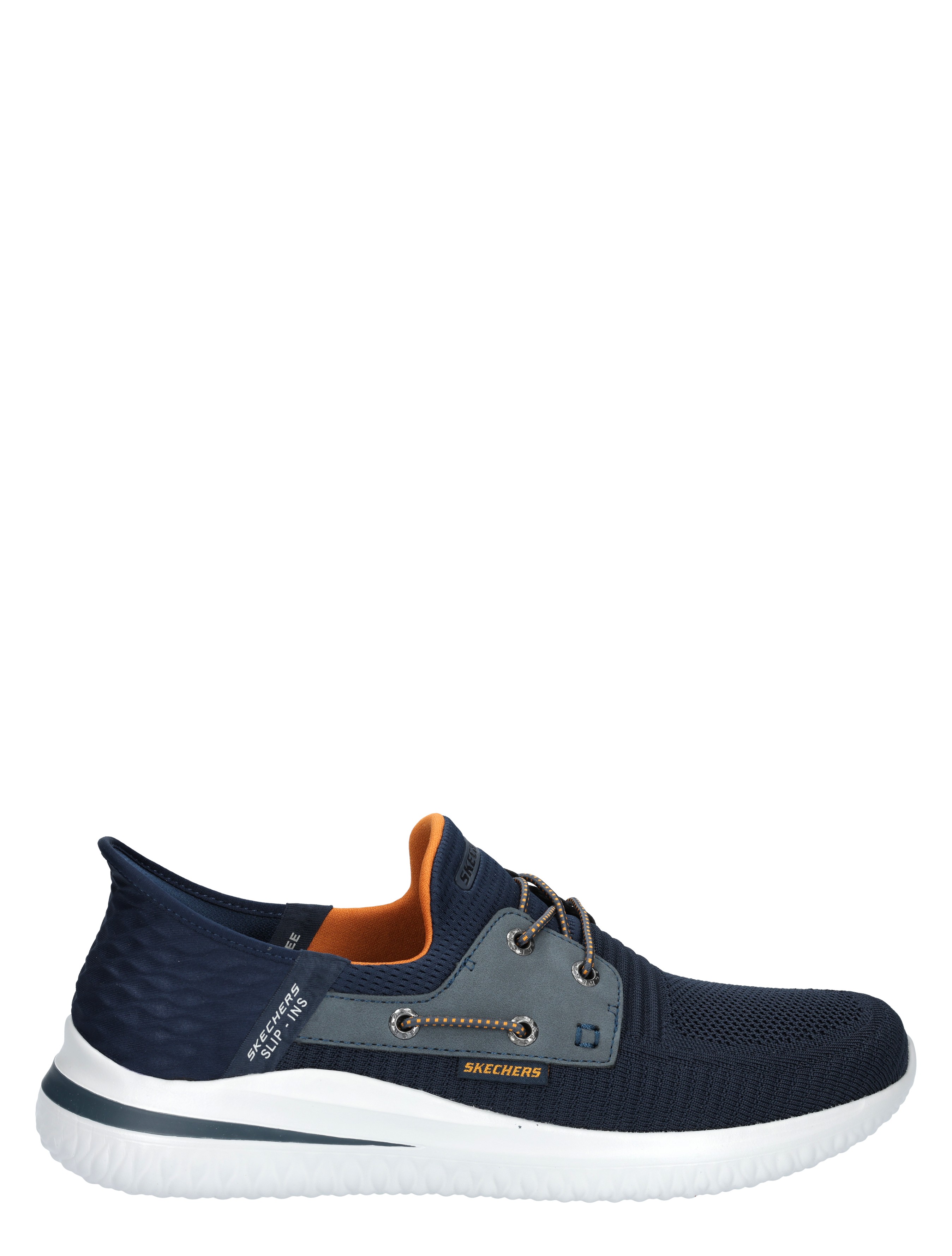 Skechers - Delson 3.0 Slip On Navy - Heren - Sneakers - Slip On Sneakers - 46716_33_1