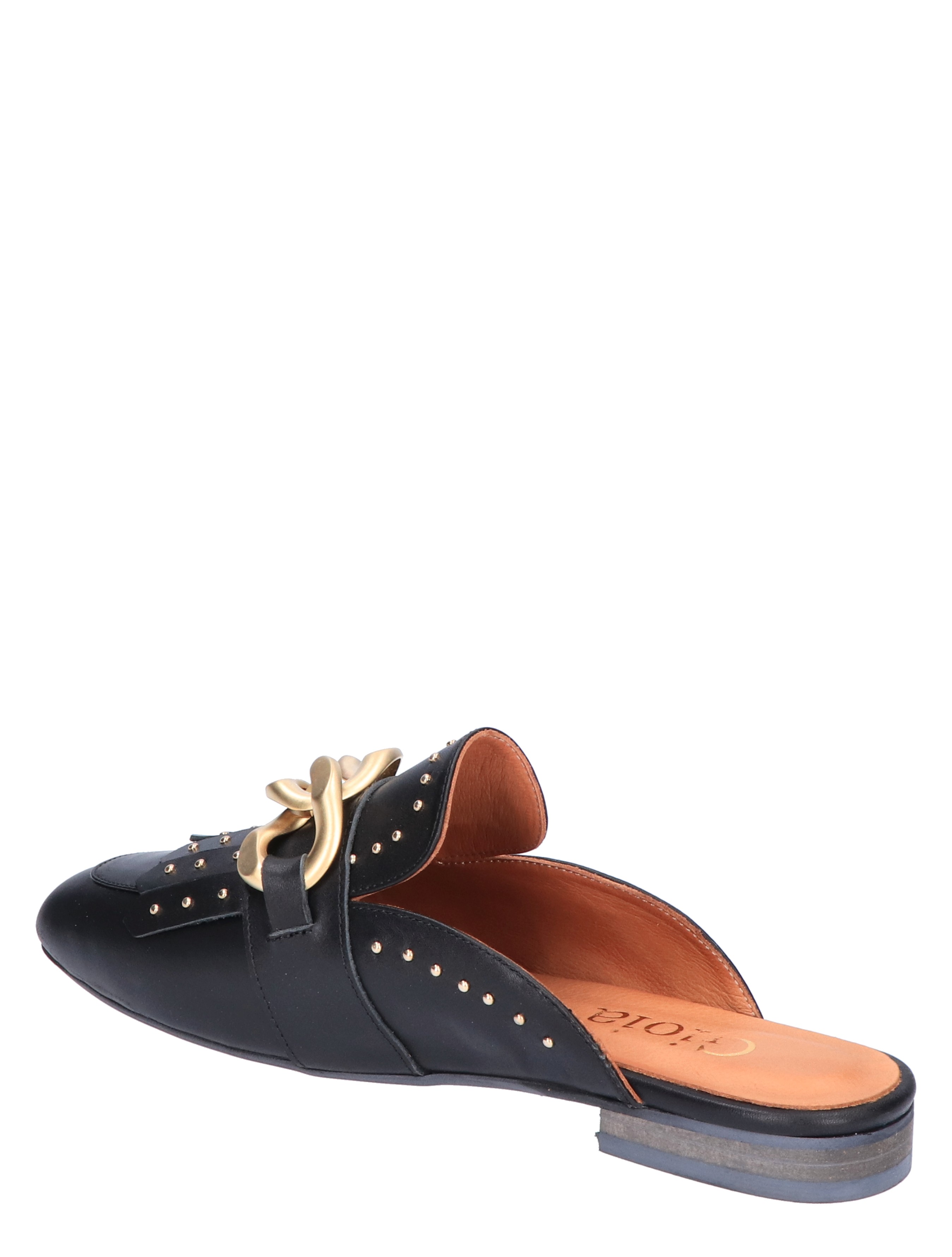 Gioia - Wynne Black Leather - Dames - Muiltjes - 47683_11_4