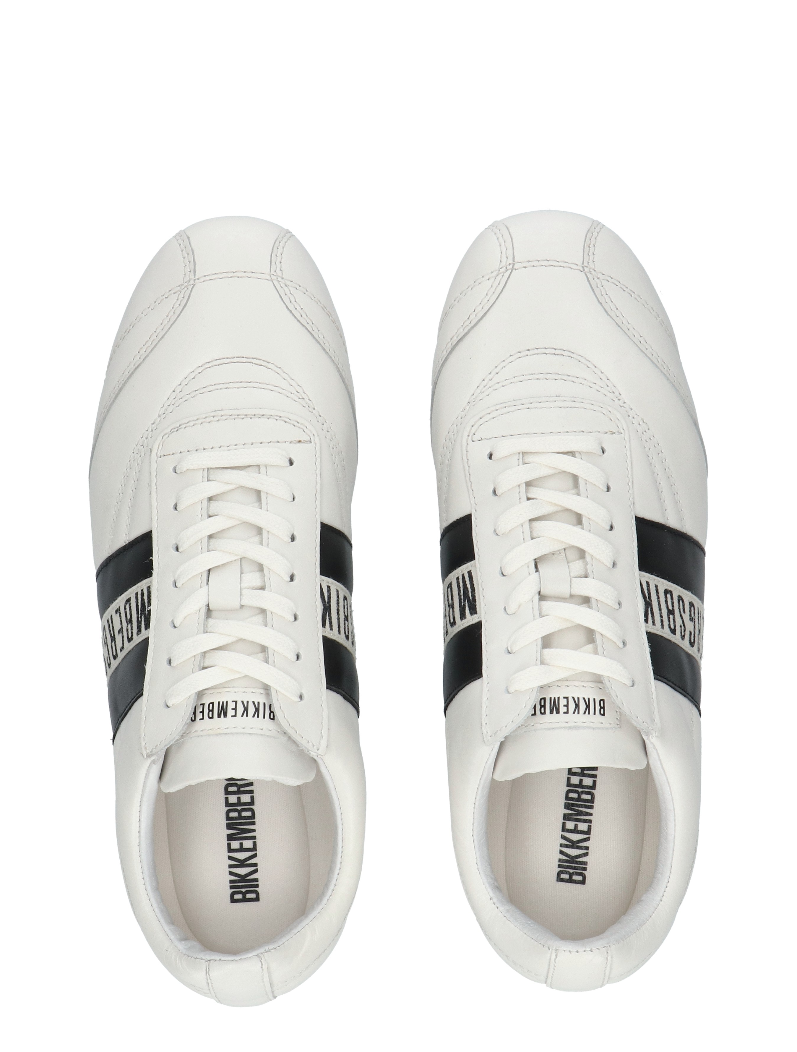 witte sneaker, bandstrap, luxe witte, sportschoen, veterschoenen