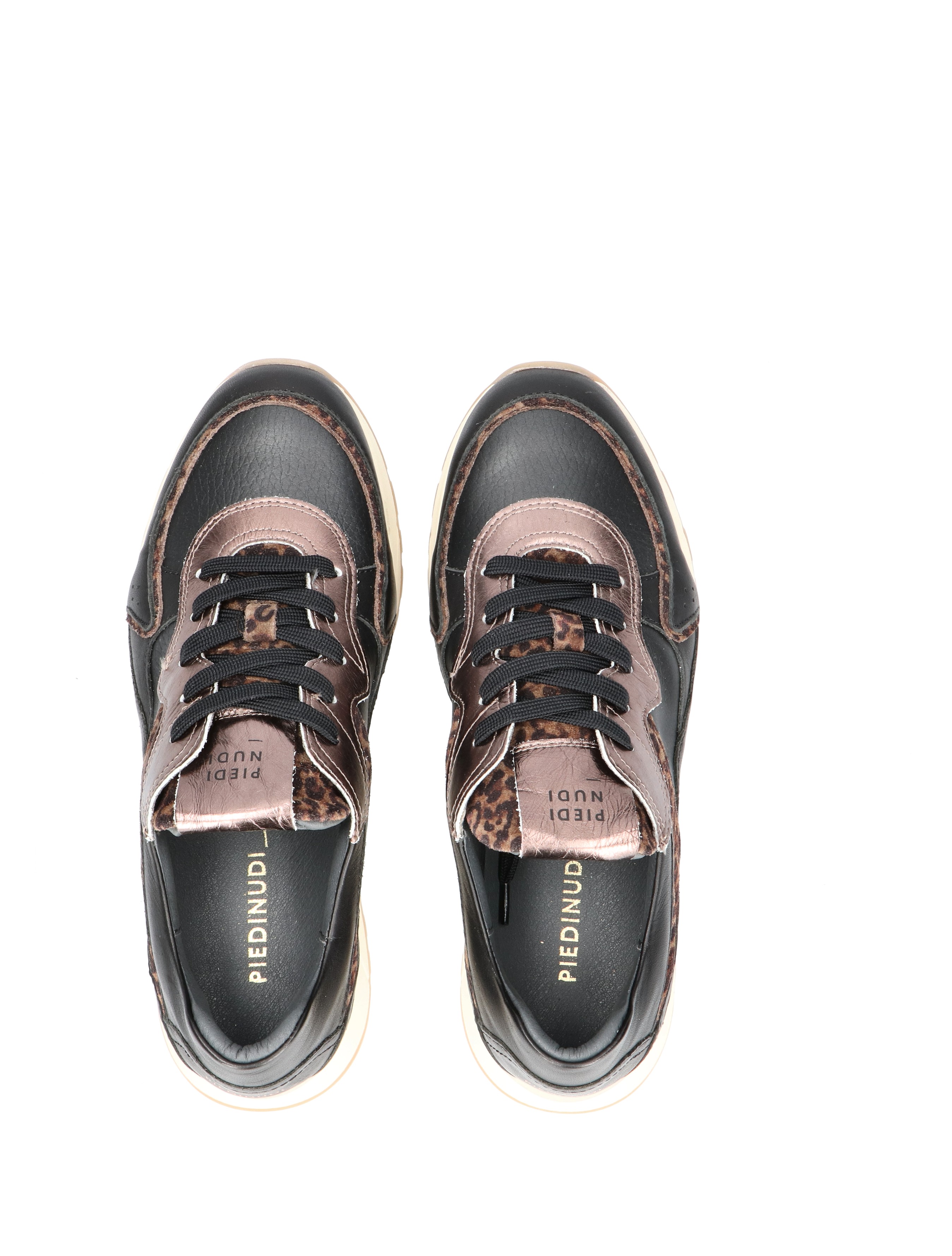 Piedi Nudi - Nova Black H-wijdte - Dames - Veterschoenen - Casual Veterschoenen - 49136_12_7