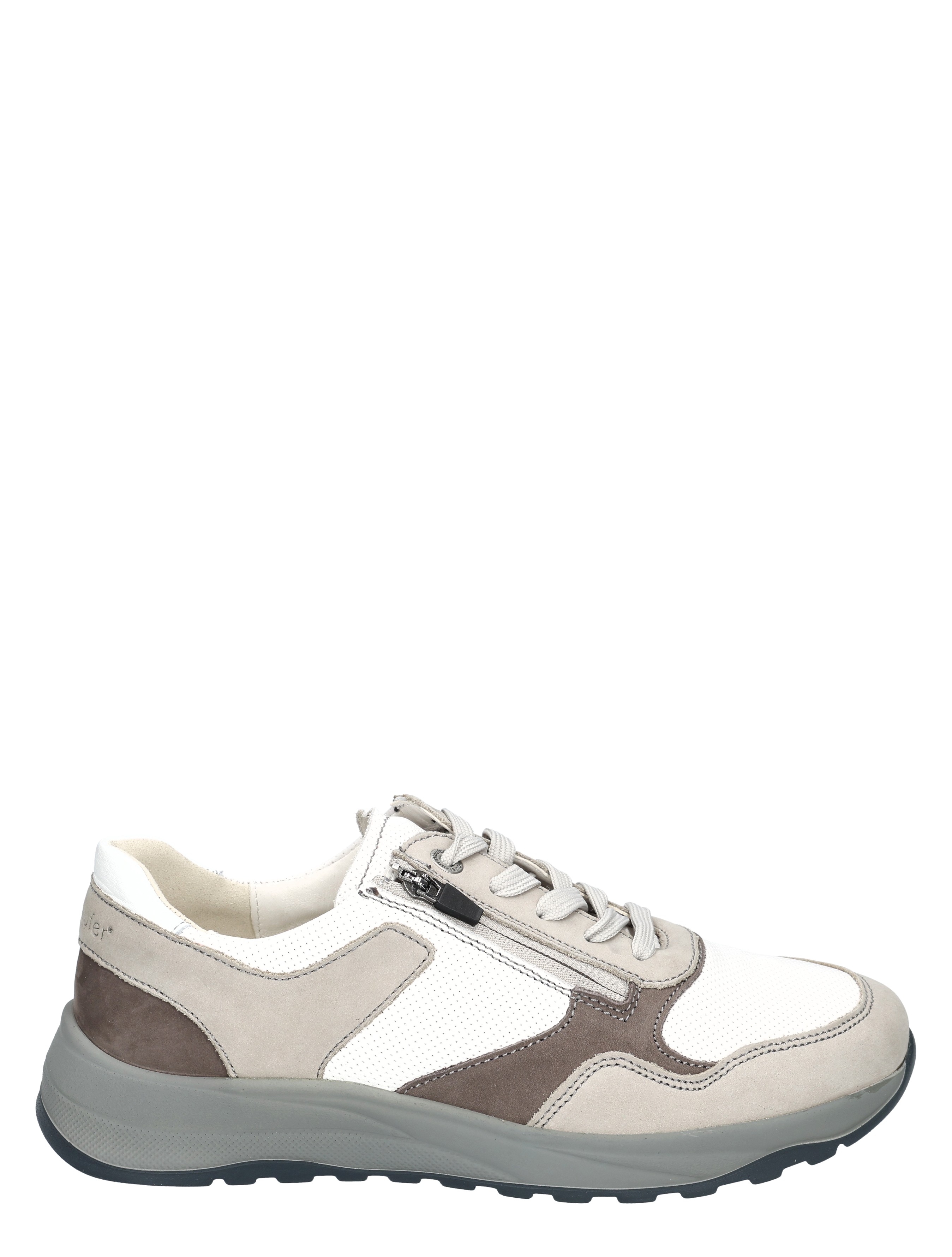 Waldlaufer - John 415 679 White Grey K-Wijdte - Heren - Veterschoenen - Casual Veterschoenen - 50396_89_1