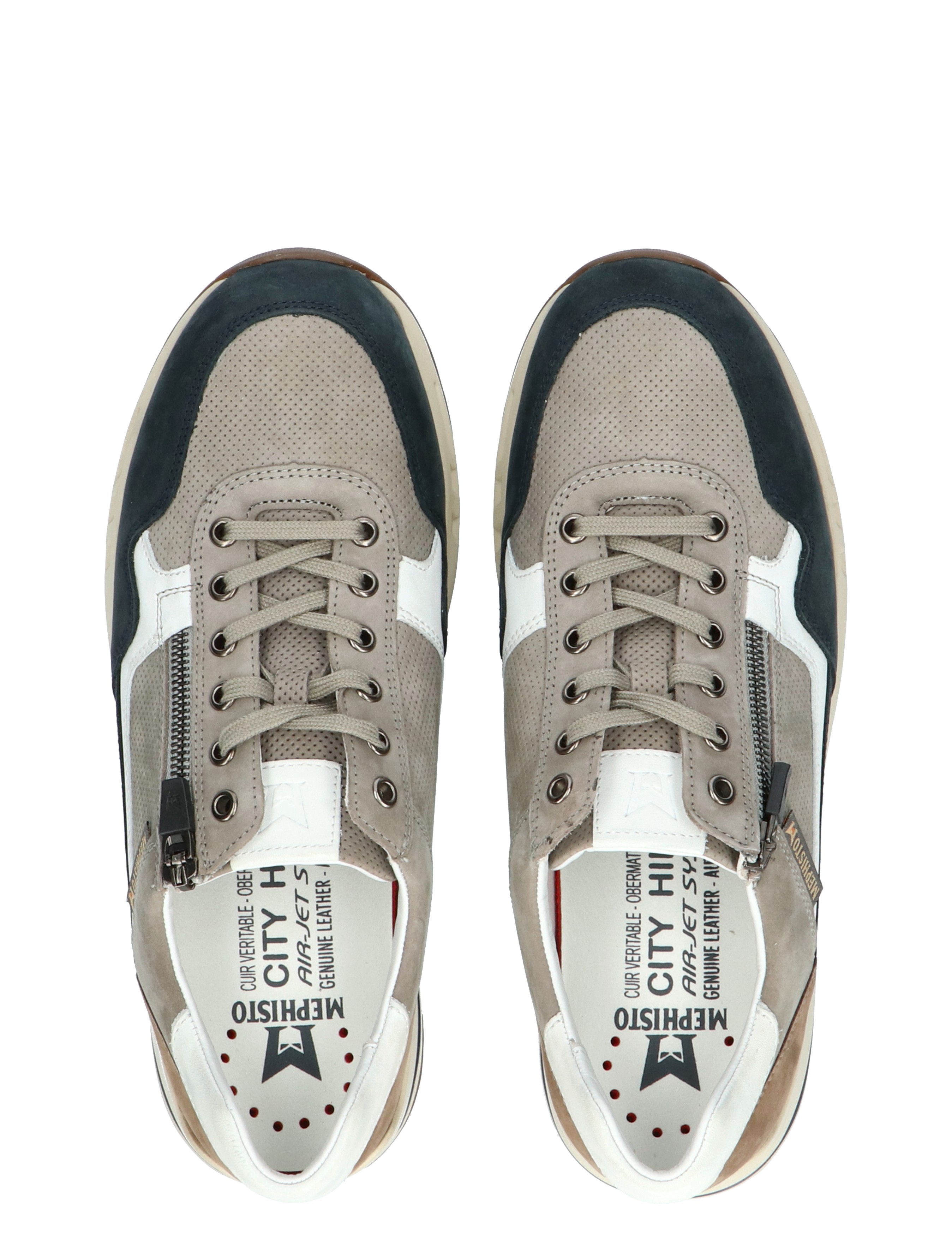 Mephisto - Bradley Deep Blue H-Wijdte - Heren - Veterschoenen - Casual Veterschoenen - 44531_93_7