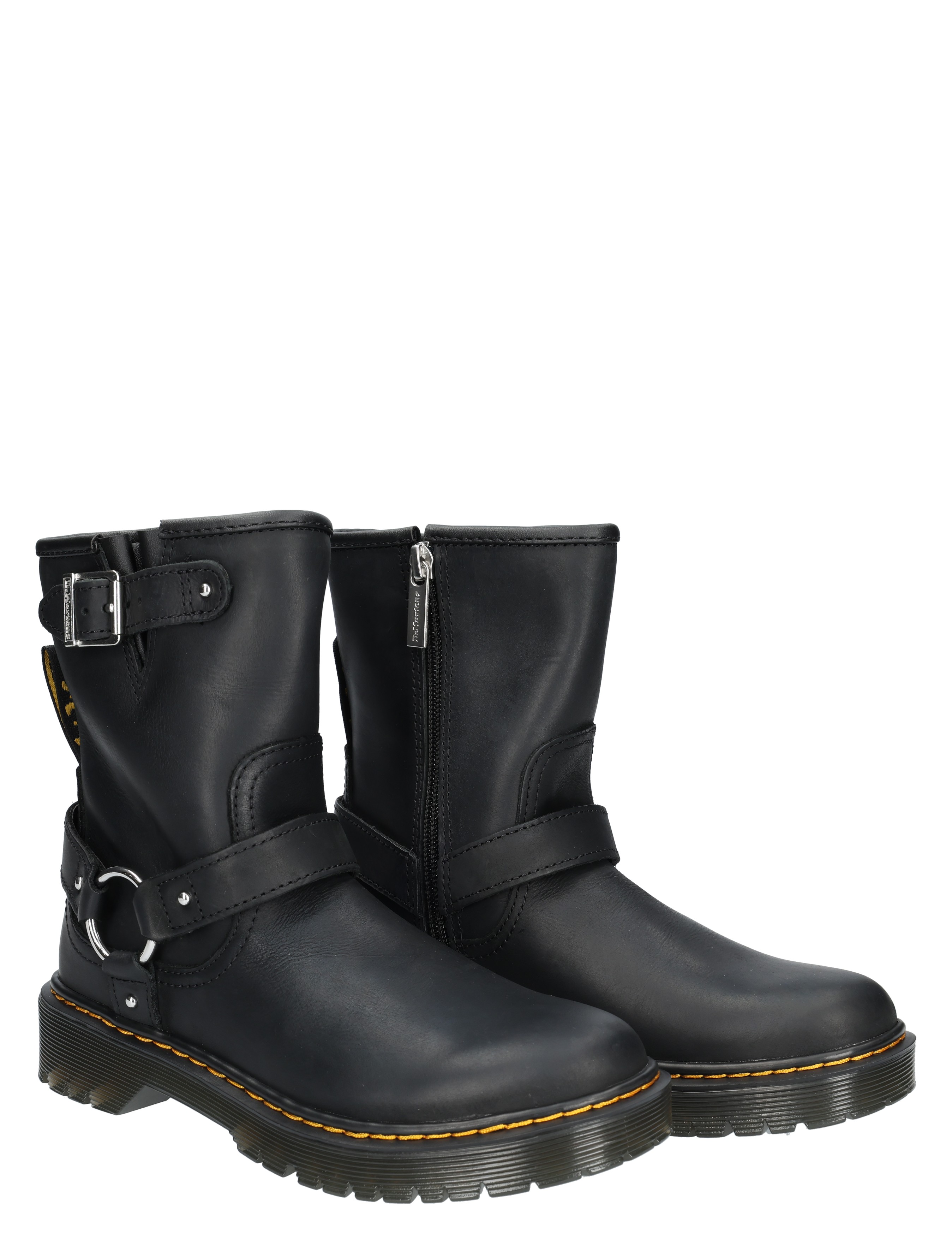 Dr. Martens - Junior Genaya Rigger Boot Black - Meisjes - Boots - Biker Boots - 48223_11_5
