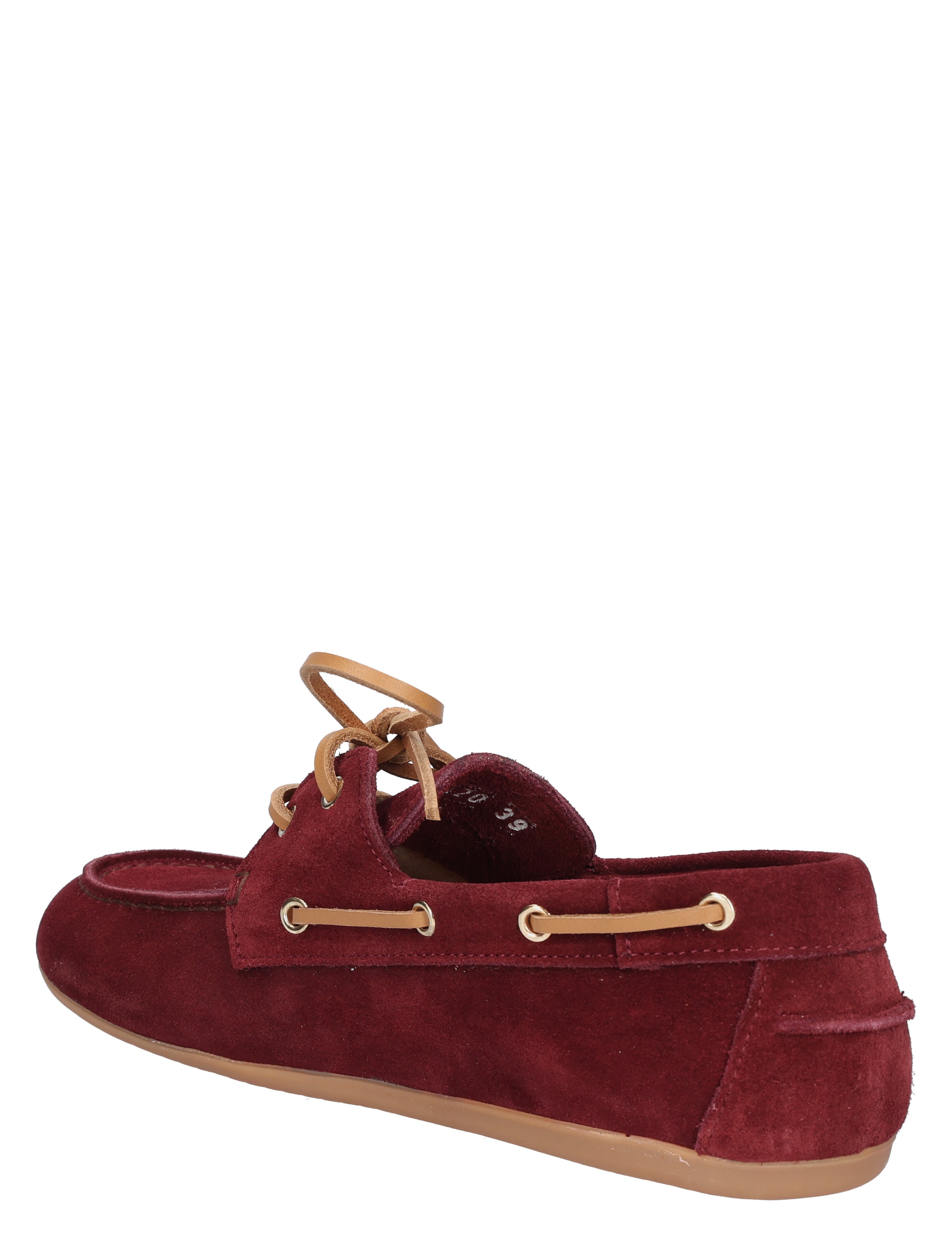 Miss Behave - Xanthi 1-s Bordeaux Suede Loafer - Dames - Veterschoenen - Casual Veterschoenen - 50762_42_4