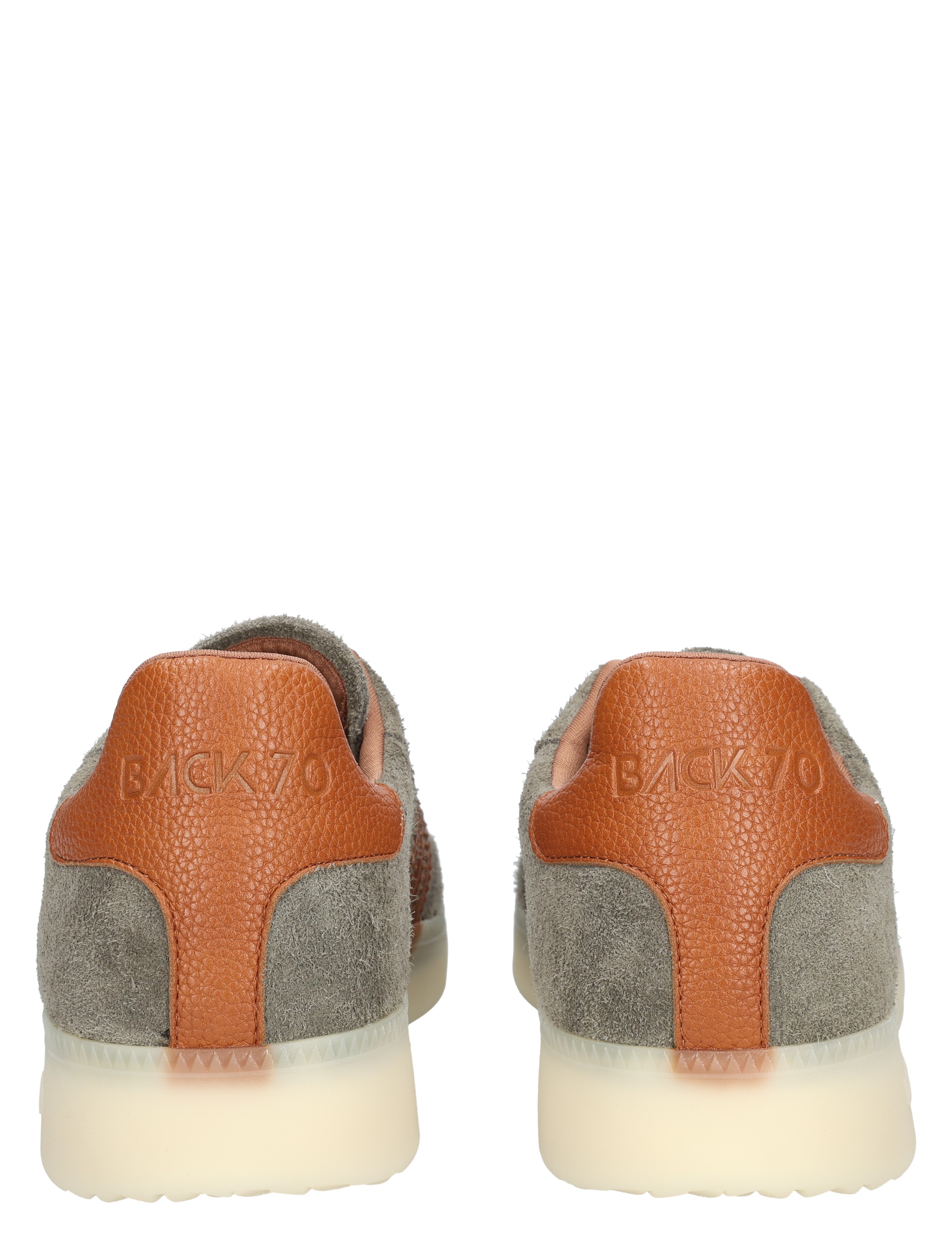 Back 70 - Boston LS02 Long Suede Olive - Heren - Lage Sneakers - Sneakers - 48924_66_6