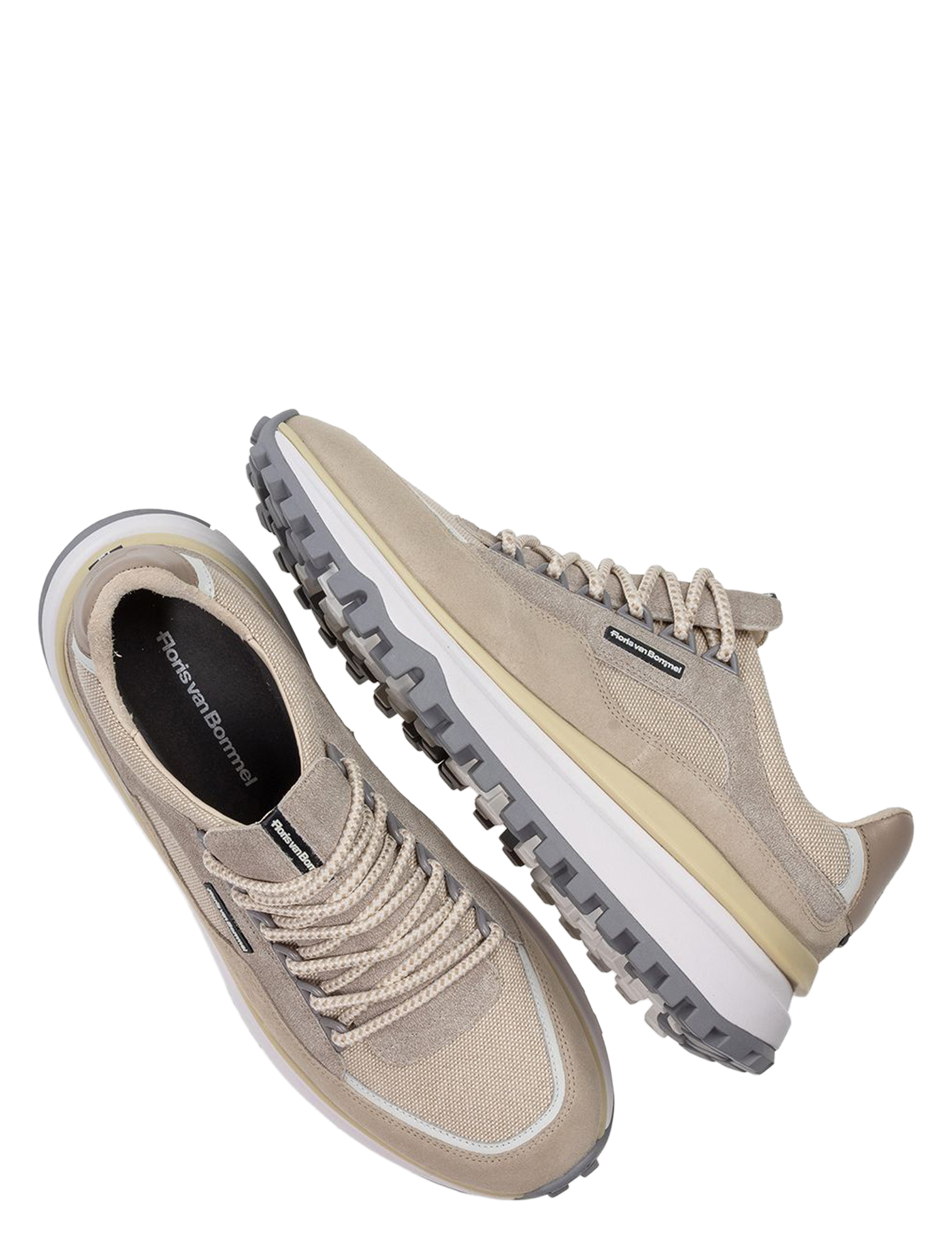 Floris van Bommel - De Gripper 10248 03.08 Naturel G+Wijdte - Heren - Lage Sneakers - Sneakers - 51443_77_3