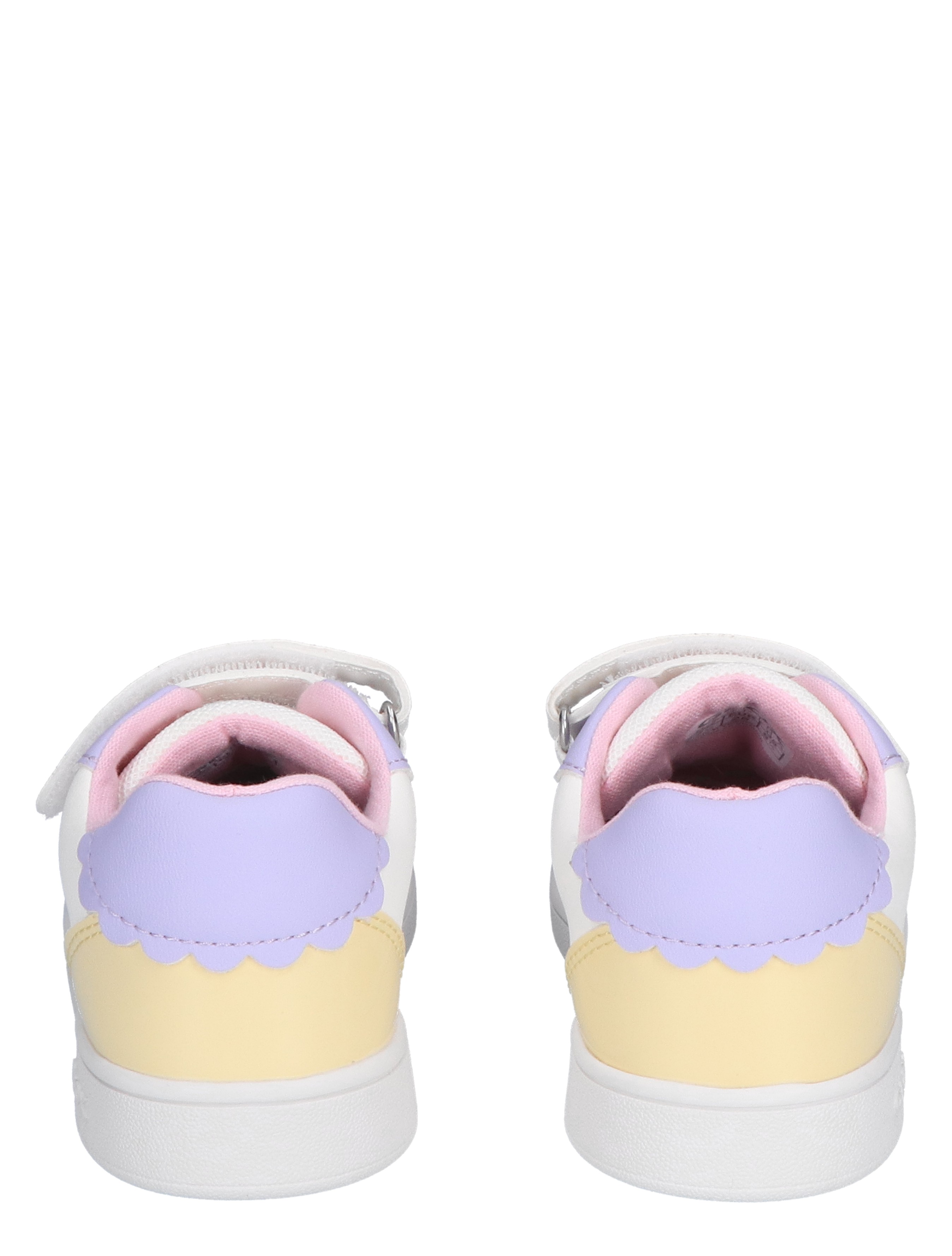 Geox - B555MA B55MA C1372 White/LT Yellow - Meisjes - Klittenbandschoenen - 46668_84_6