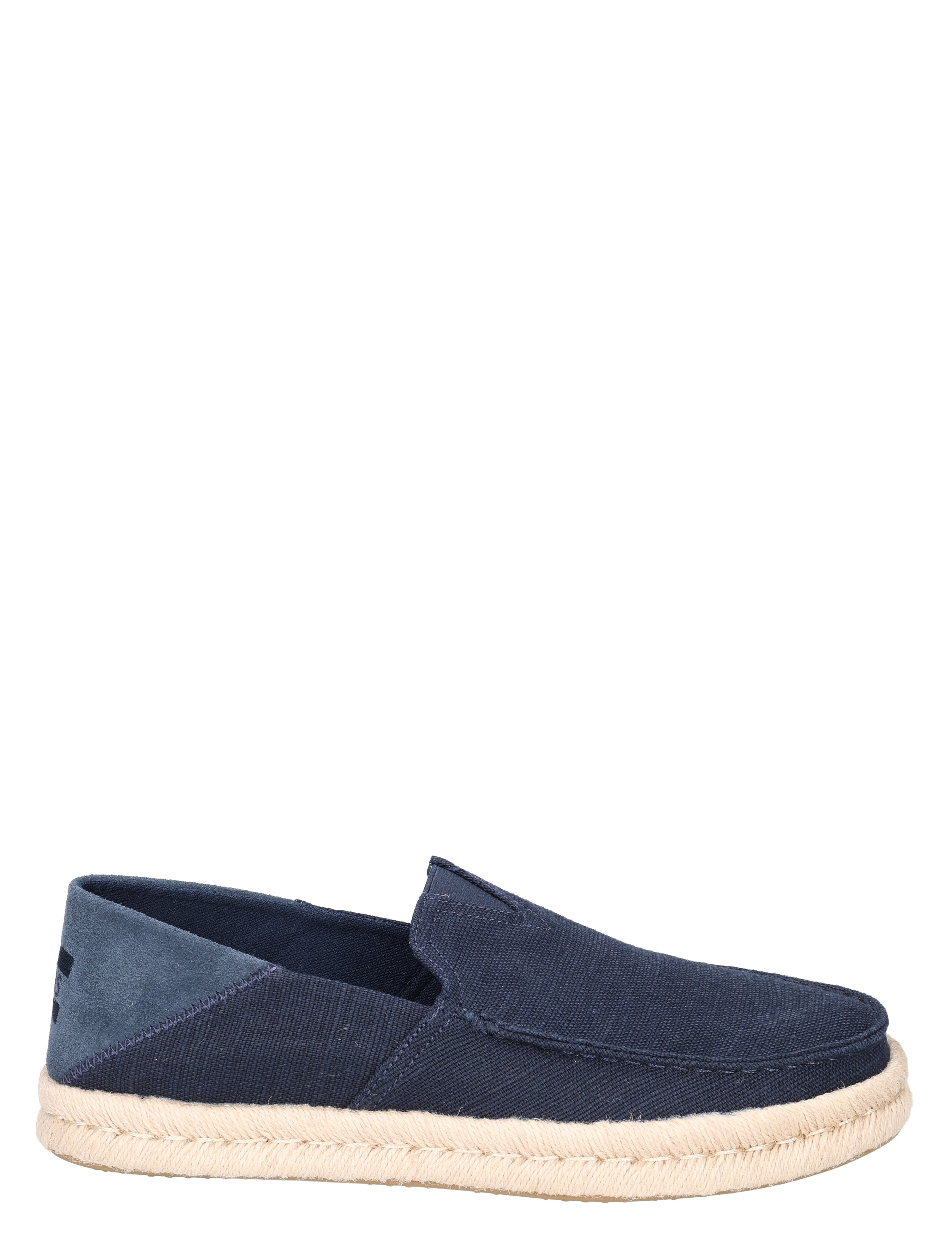slipper, espadrille, denim, donkerblauw, canvas