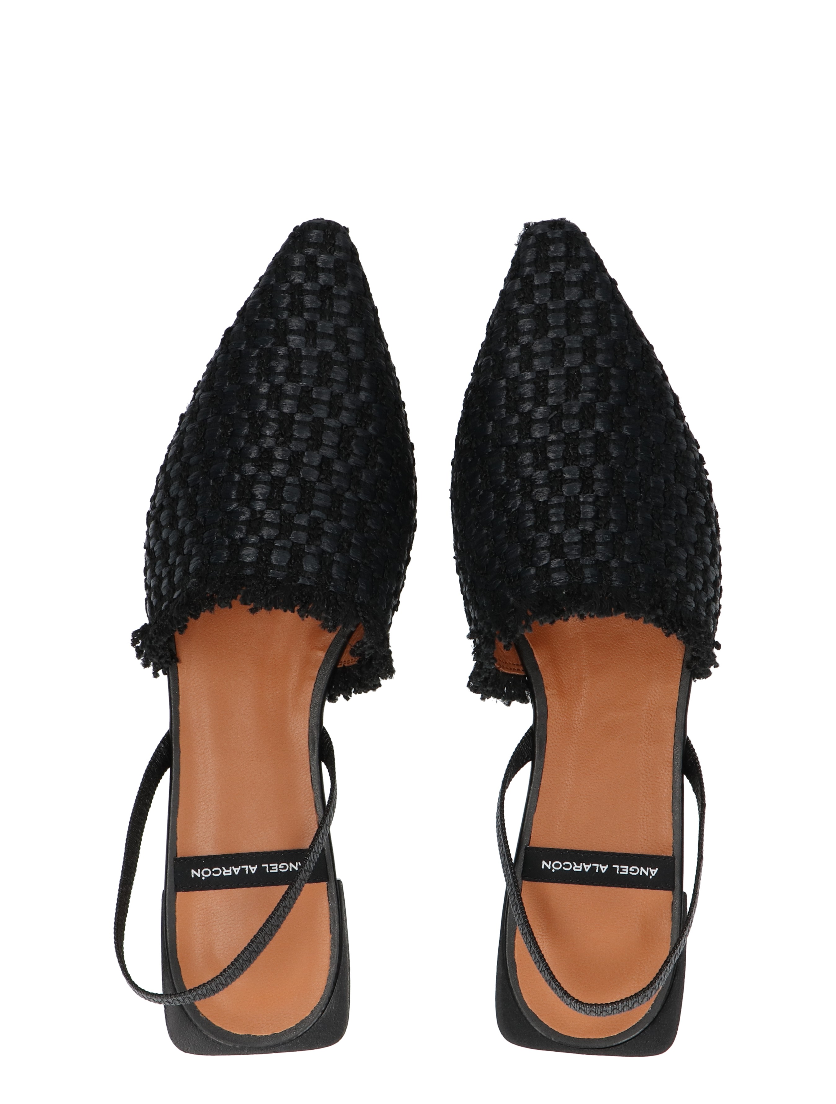 Angel Alarcon - 25009-530B Rafia Black - Dames - Ballerinas - 47947_11_6