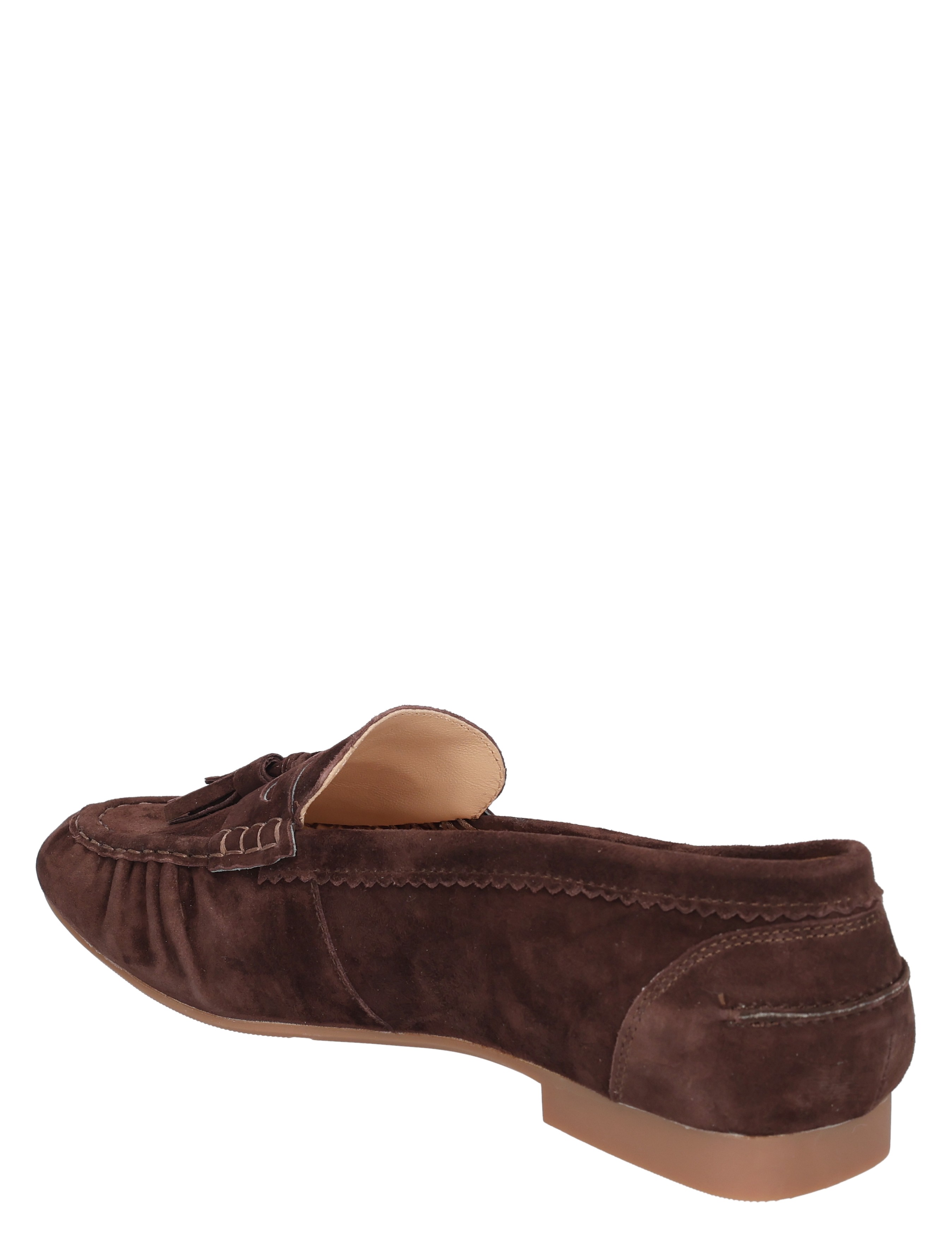 loafers, moccasins, brown, suede, slip-on
