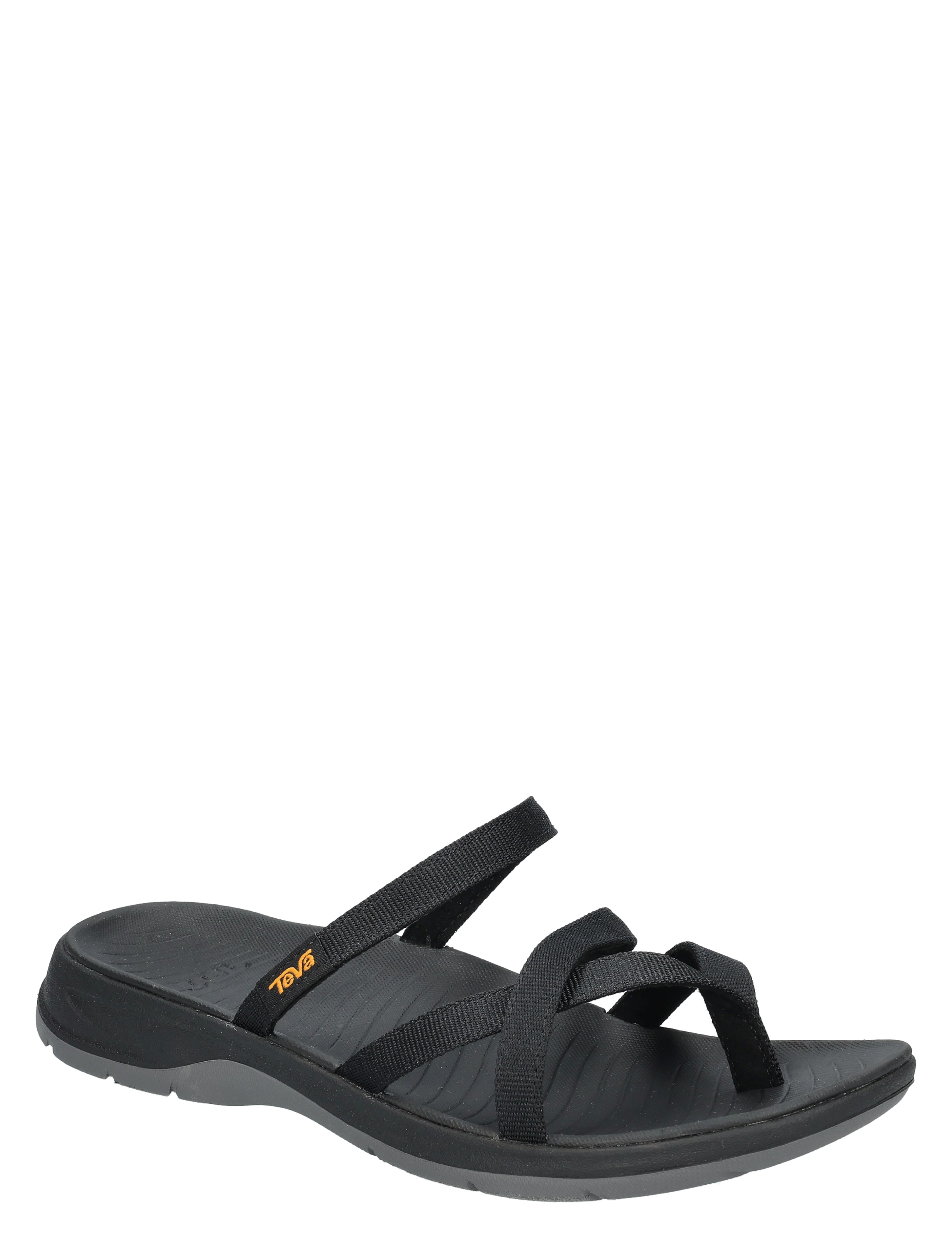 sandalen, sportsandaal, zwarte, veter, rubberen zool