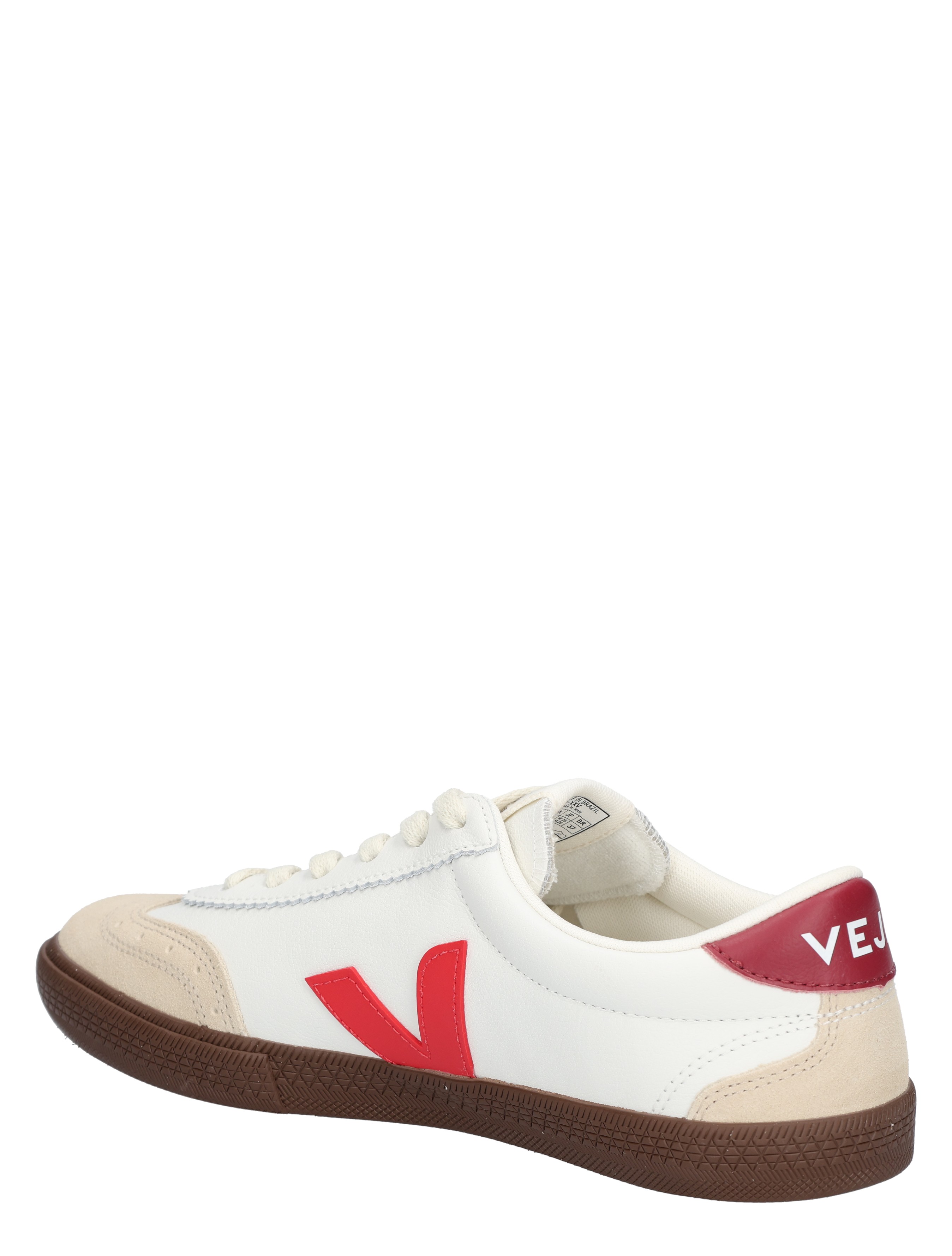 Veja - Volley Women Leather VO2003533 White Pekin Bark - Sneakers - Dames - Lage Sneakers - 48206_84_4
