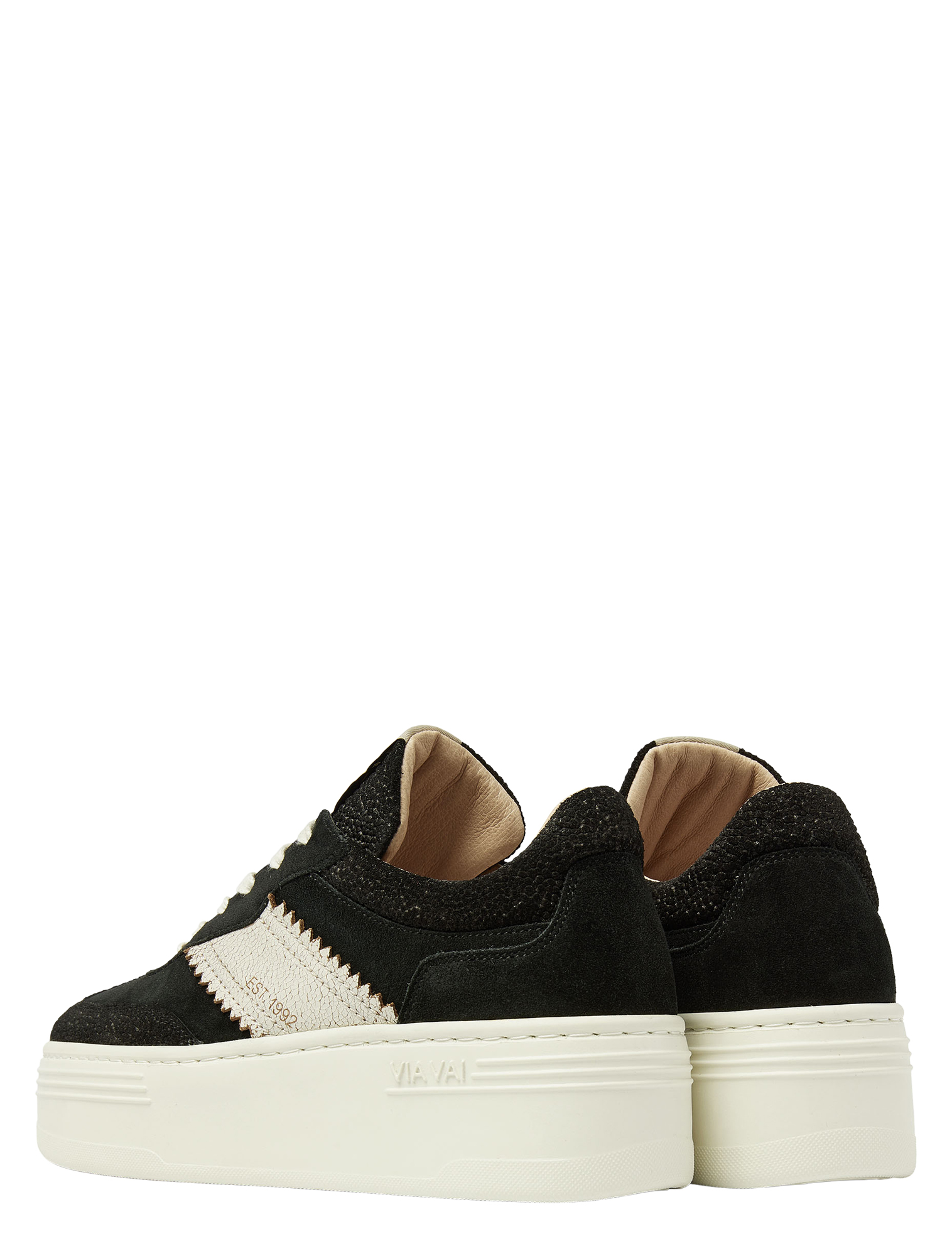 VIA VAI - 62157 Isa Romi 01-900 Black - Sneakers - Dames - Lage Sneakers - 47798_11_2