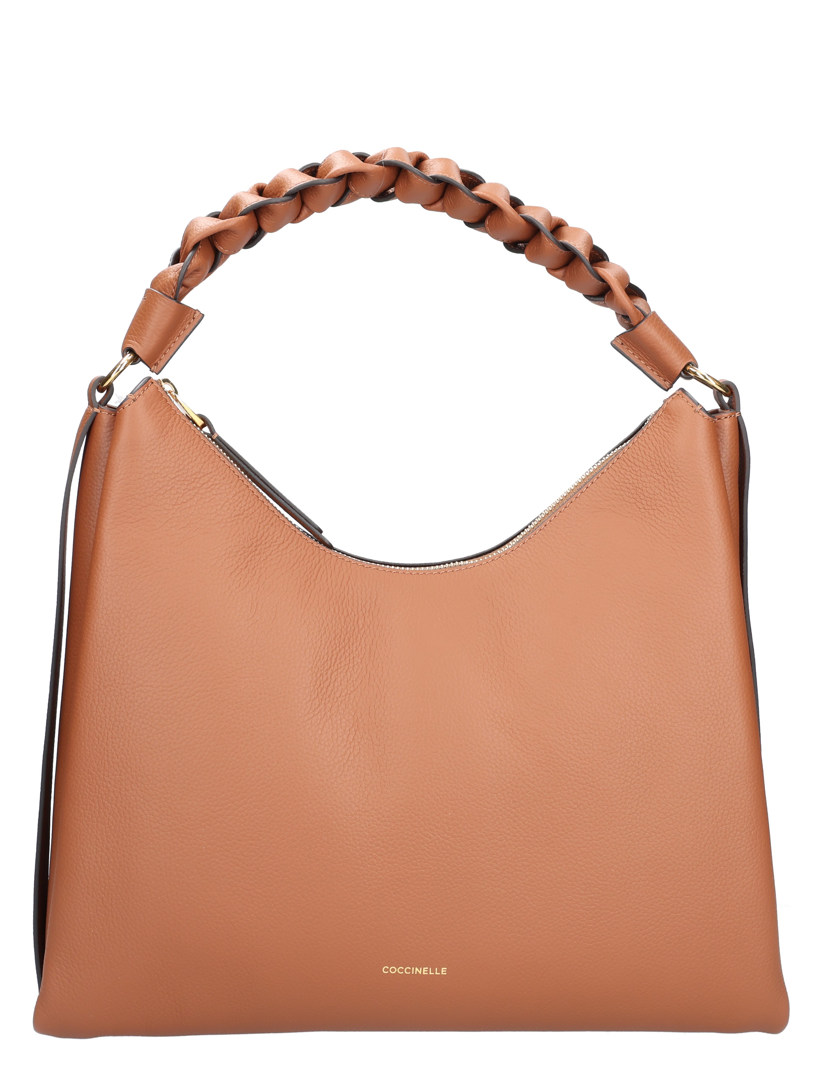 Coccinelle - Boheme E1 M50 13 02 01 682 Cognac - Dames - Schoudertassen - 48203_22_1