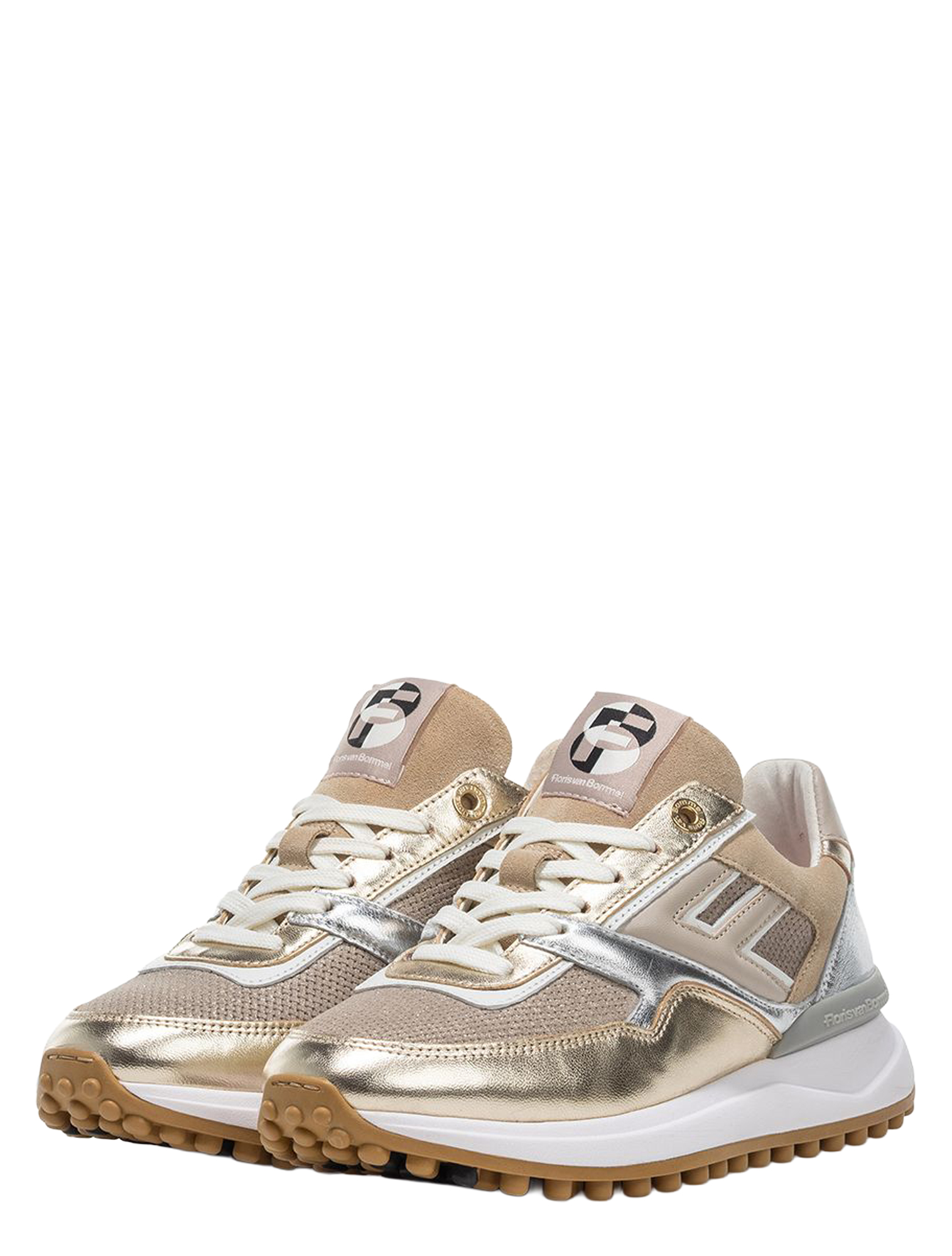 Floris van Bommel - Noppi 10170 52.02 Gold - Dames - Sneakers - Lage Sneakers - 51497_53_2