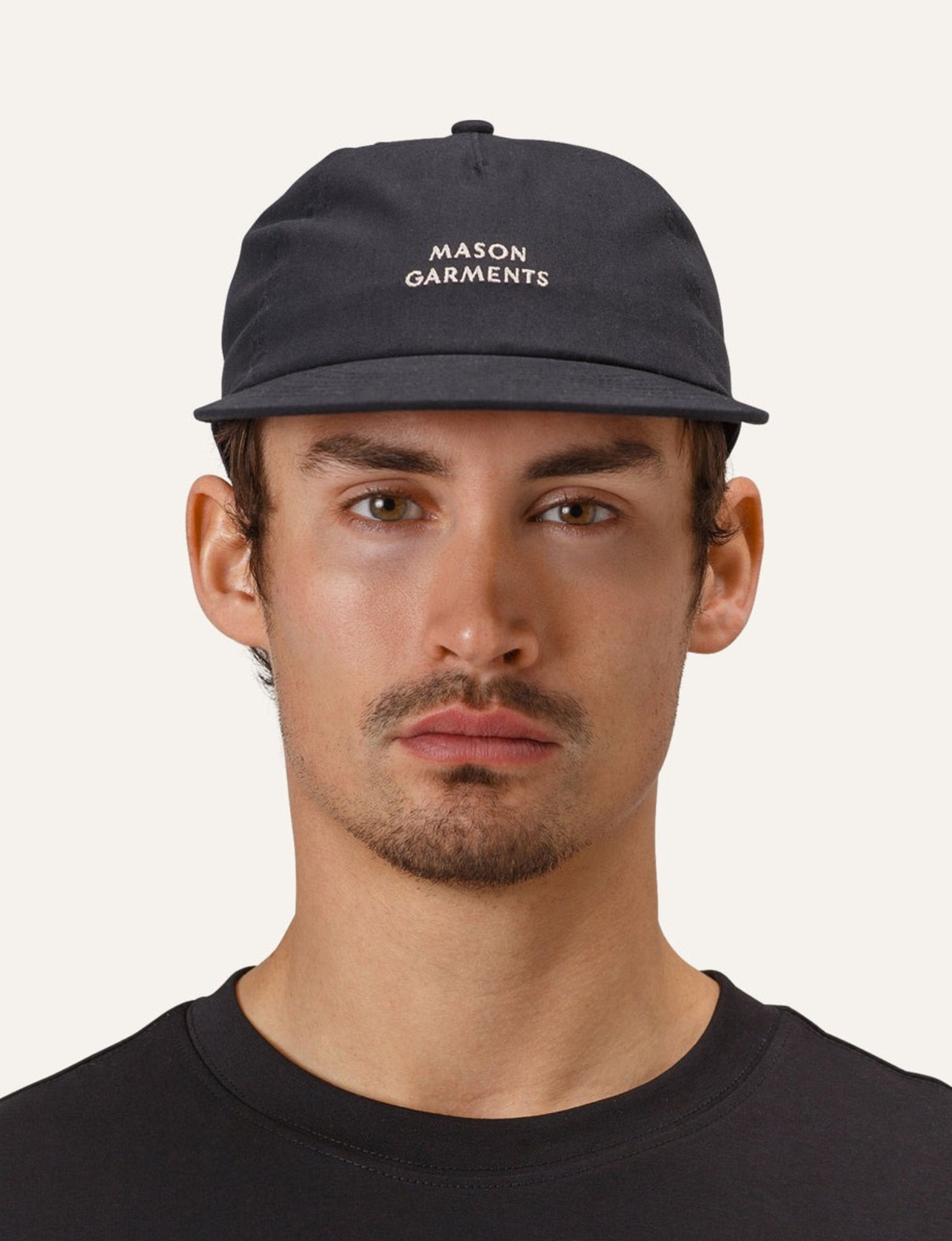Mason Garments - Cap Cotone ACC-29A Black - Heren - Petten - 51519_11_3