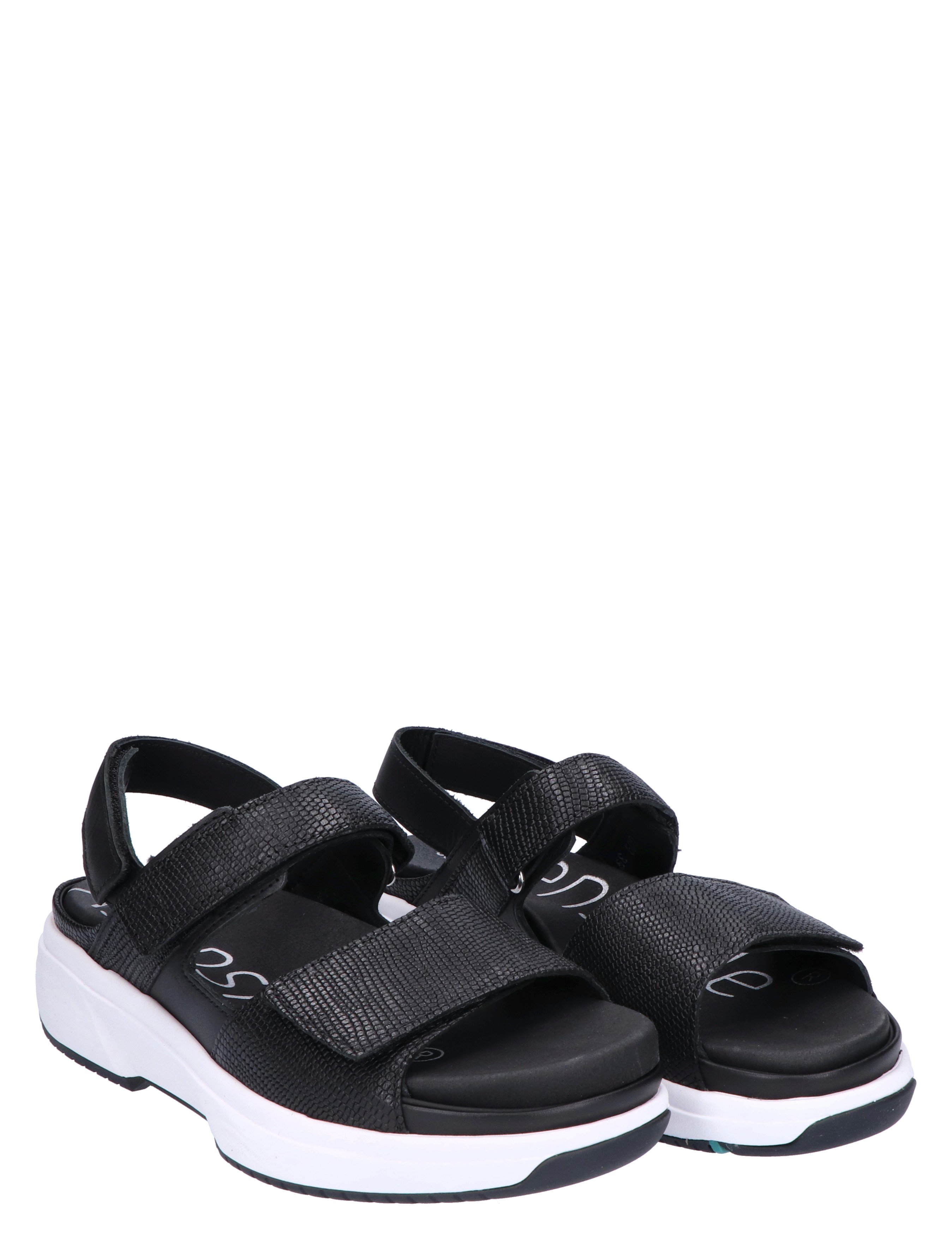Xsensible - 30700.5 Aruba 009 Black G/H Wijdte - Dames - Sandalen - 43888_11_5
