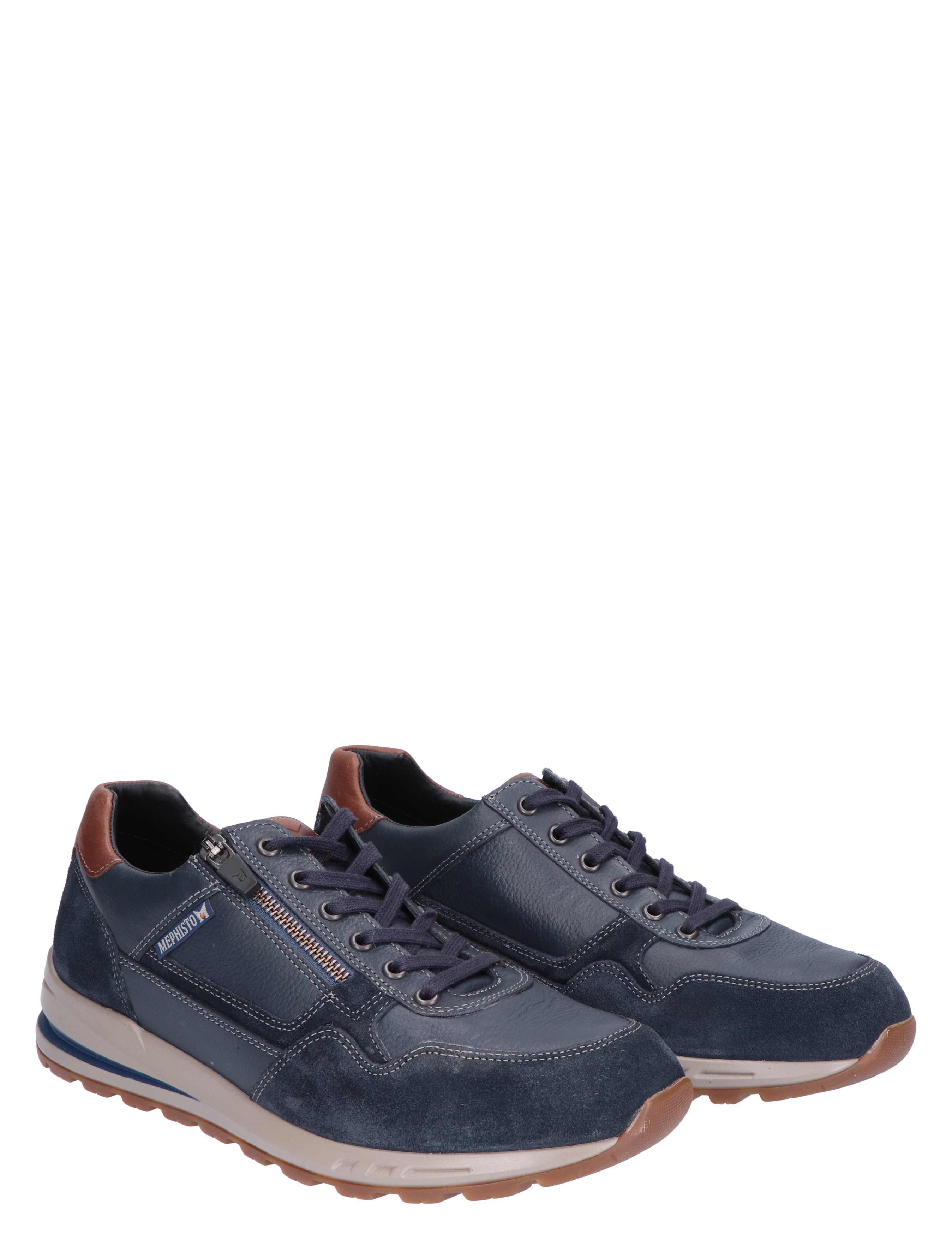 Mephisto - Bradley Velsport Blue G-Wijdte - Heren - Veterschoenen - Casual Veterschoenen - 30638_33_6