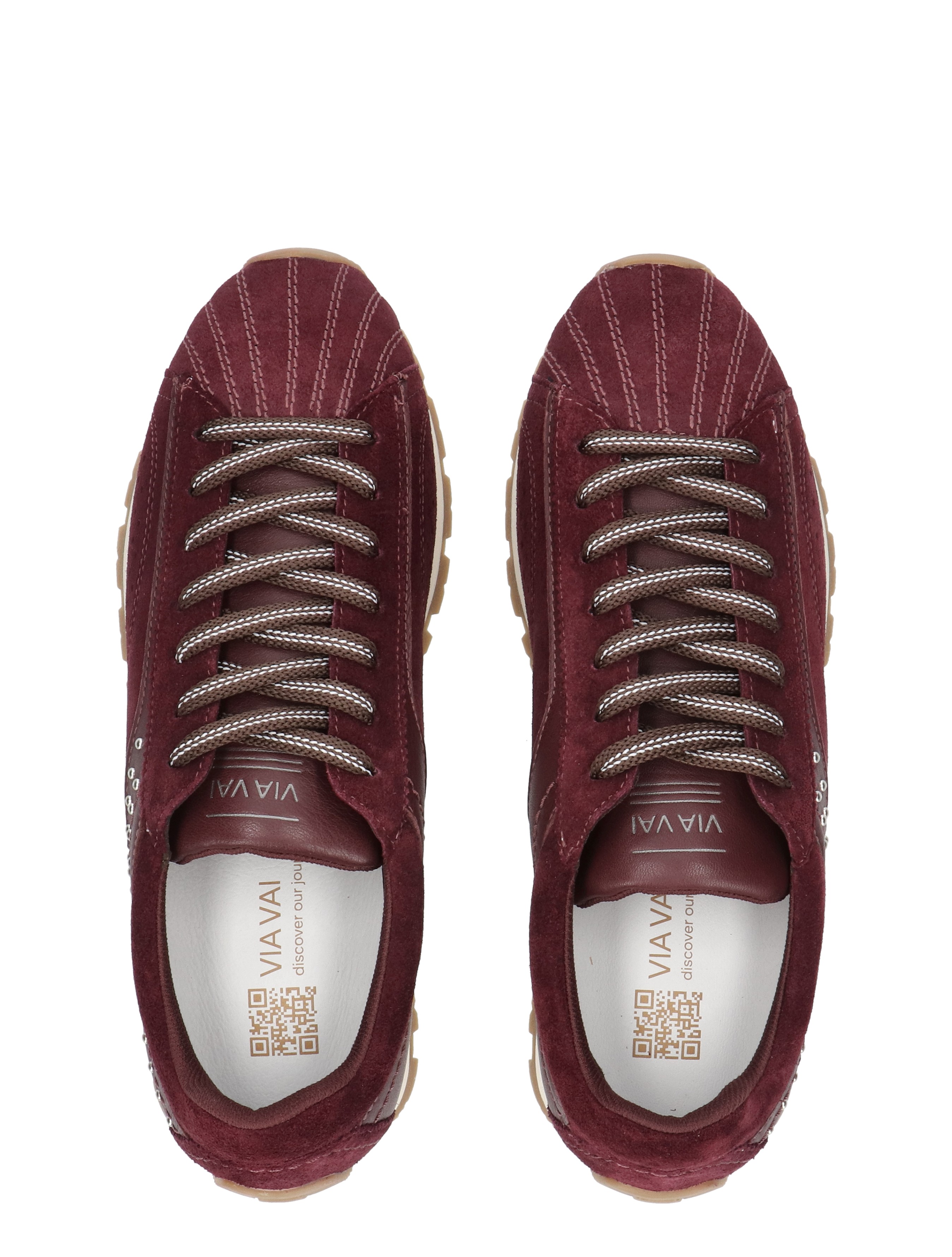 burgundy, sneakers, chunky sole, laces, velvet suede