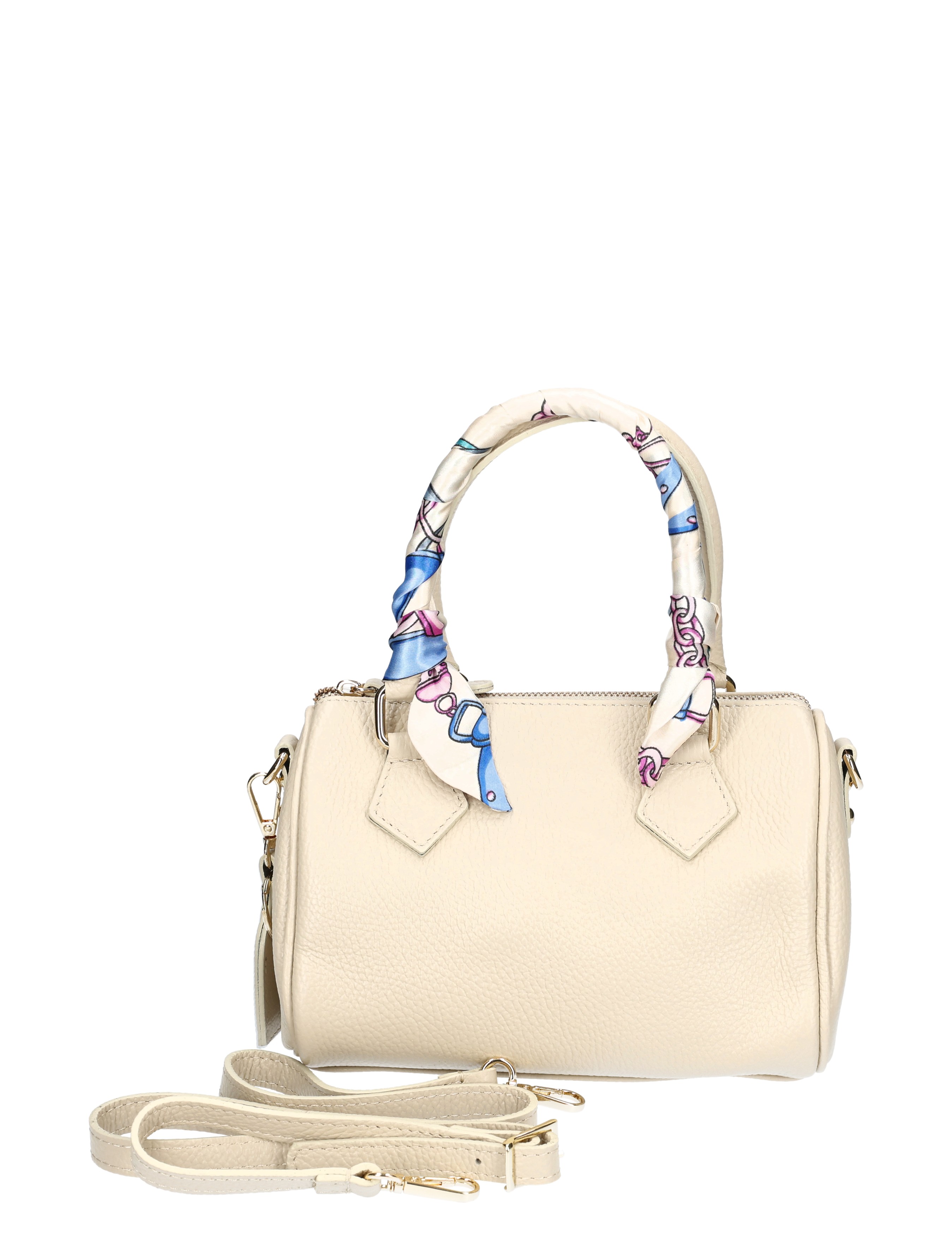 handtas, kunstleer, creme, scarf-koord, afneembaar-schouderriem
