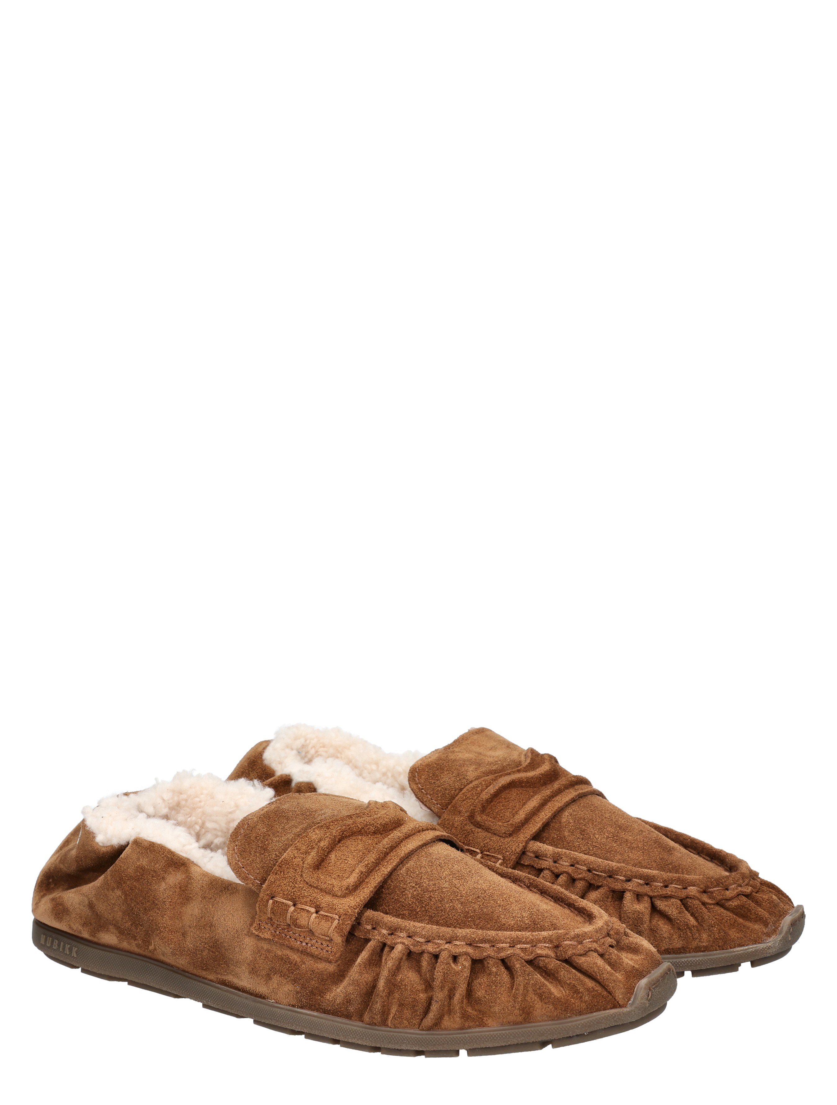 slippers, moccasins, brown, faux-shearling, slip-on