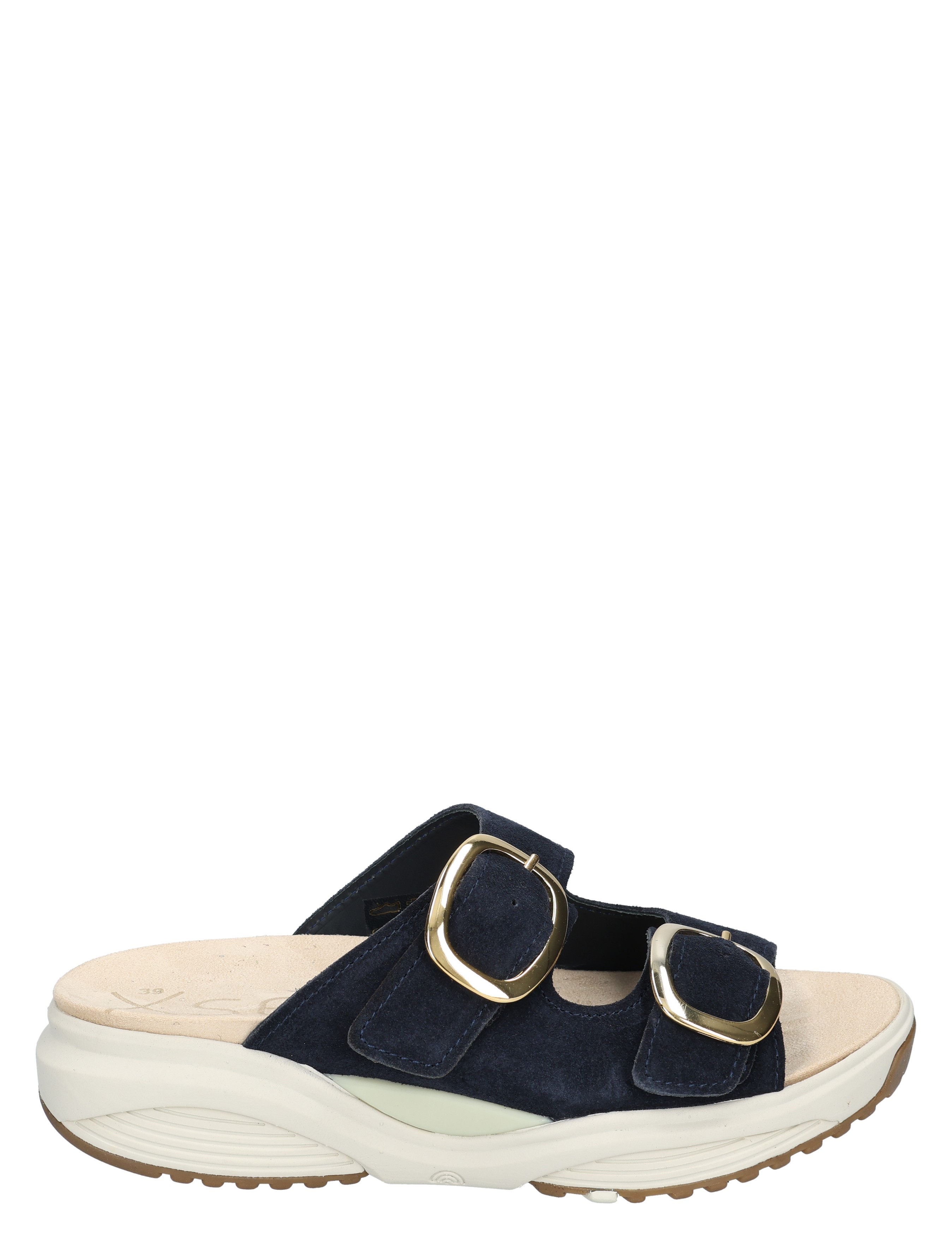 Xsensible - 30322.5 Mykonos 220 Navy H-Wijdte - Dames - Slippers - 50414_33_1