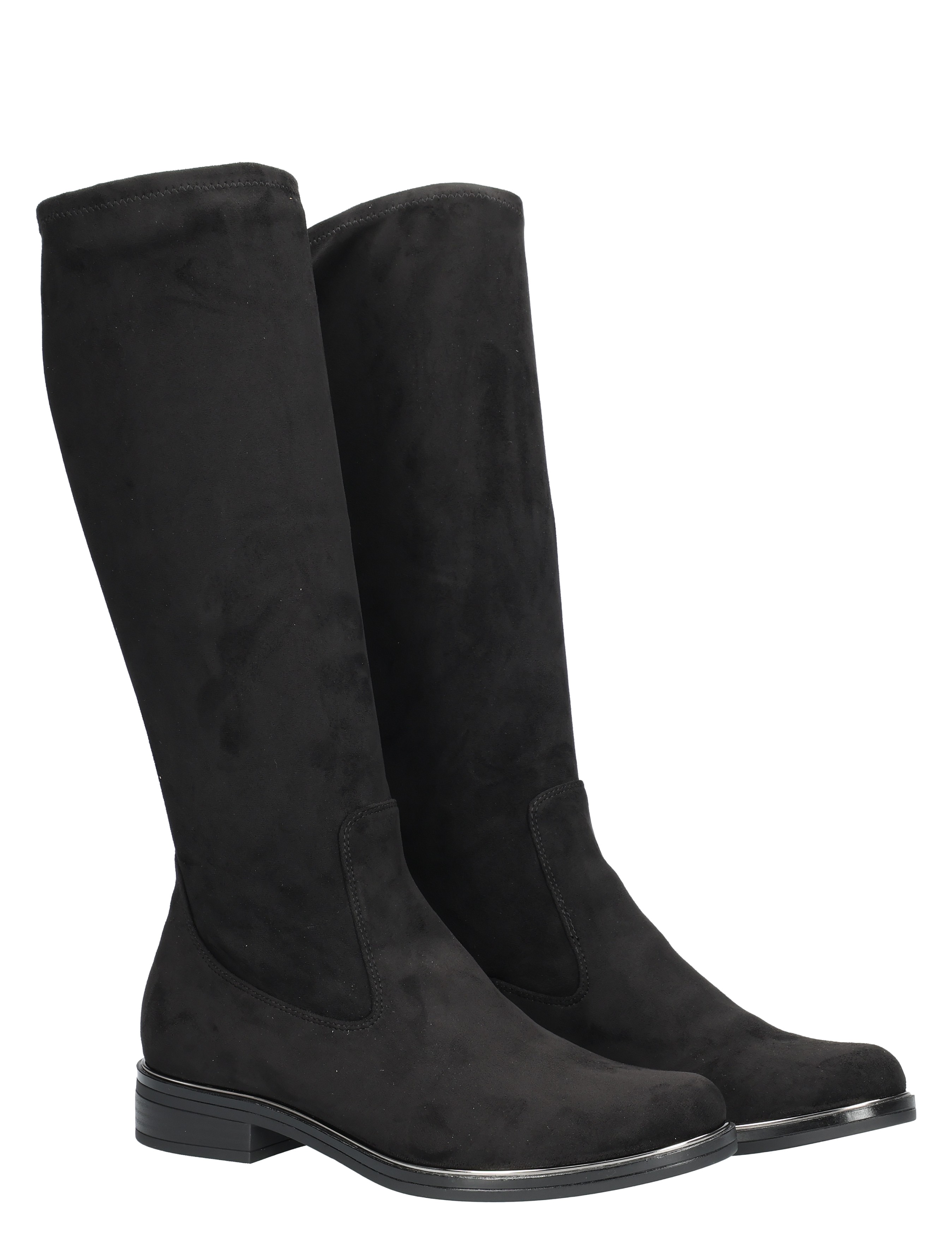 Caprice - 25512 044 Black Stretch - Dames - Boots - Lange Laarzen - 48840_11_5