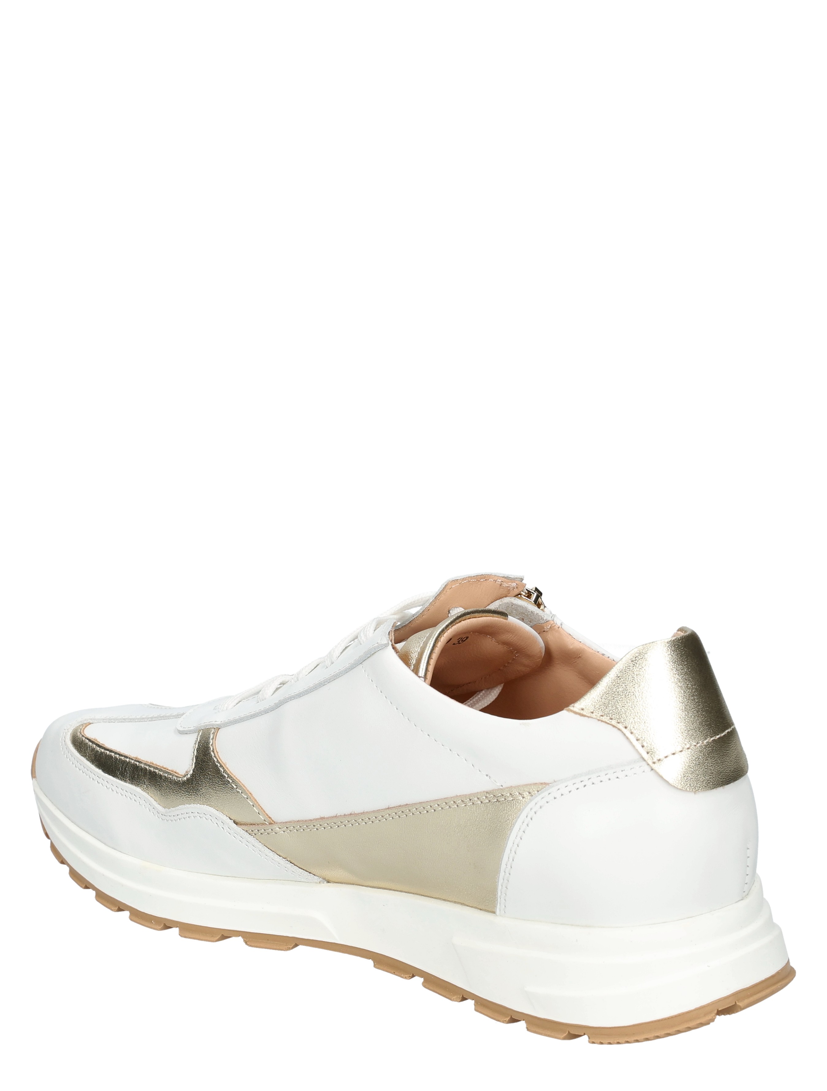 sneaker, wit, metallic, vacht, casual