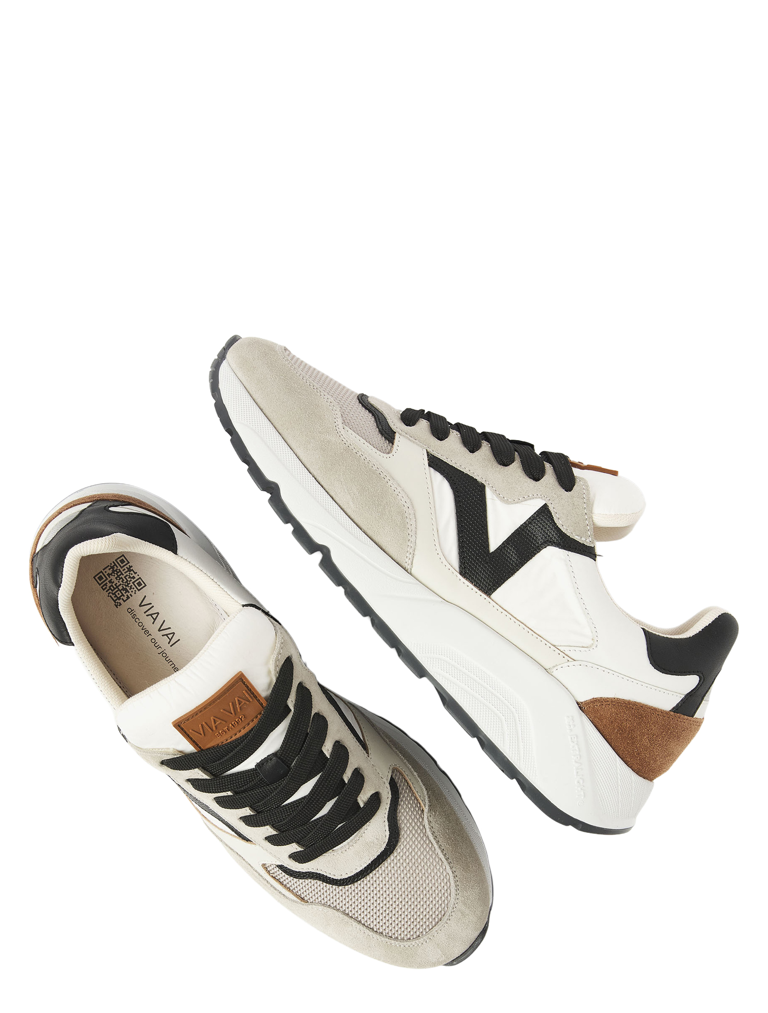 VIA VAI - 11414 Owen Cody 01-1084 Sierra Nocciola - Heren - Lage Sneakers - Sneakers - 51315_82_4