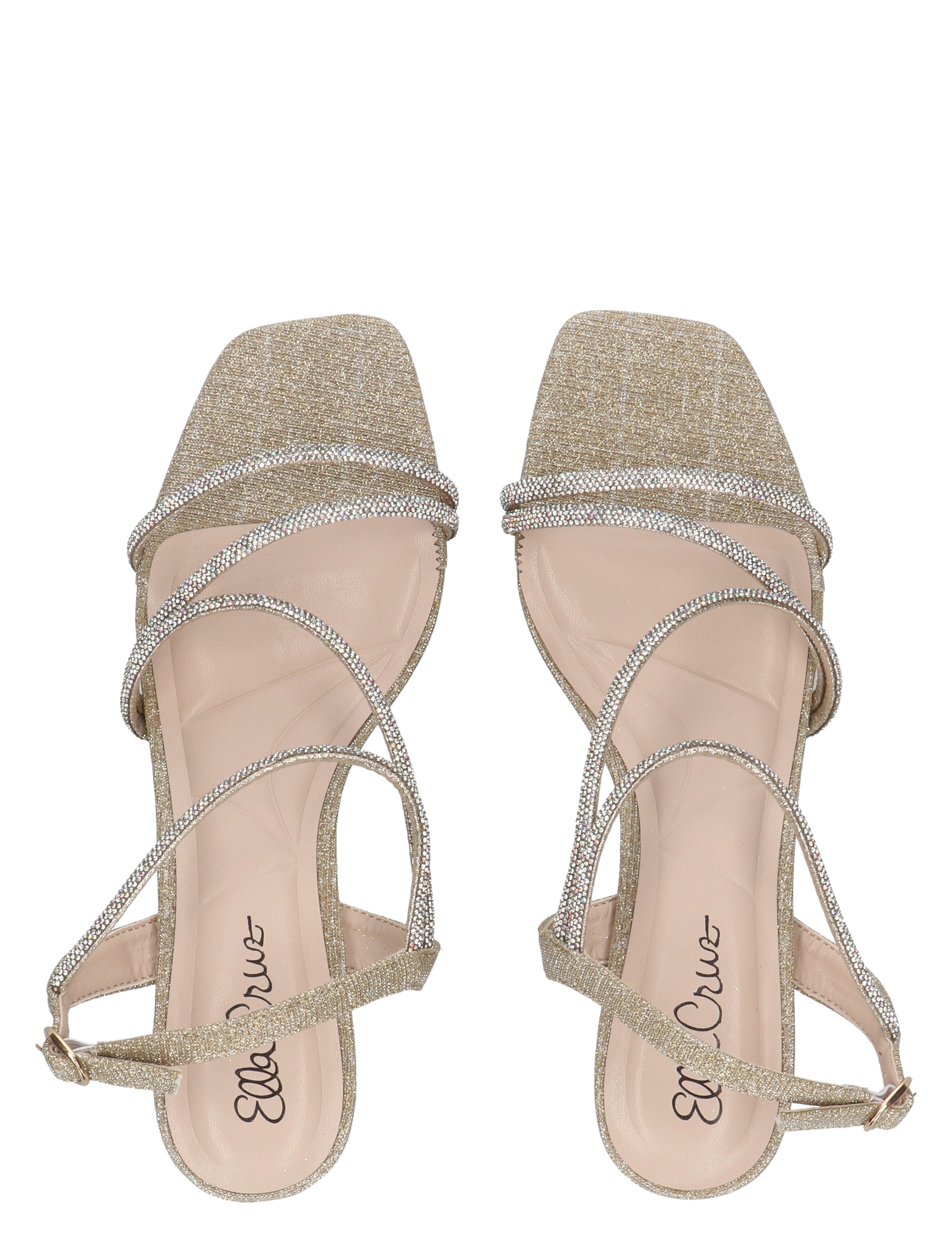 sandalen, glitter, sandalen met hak, strass, crystal-sandals