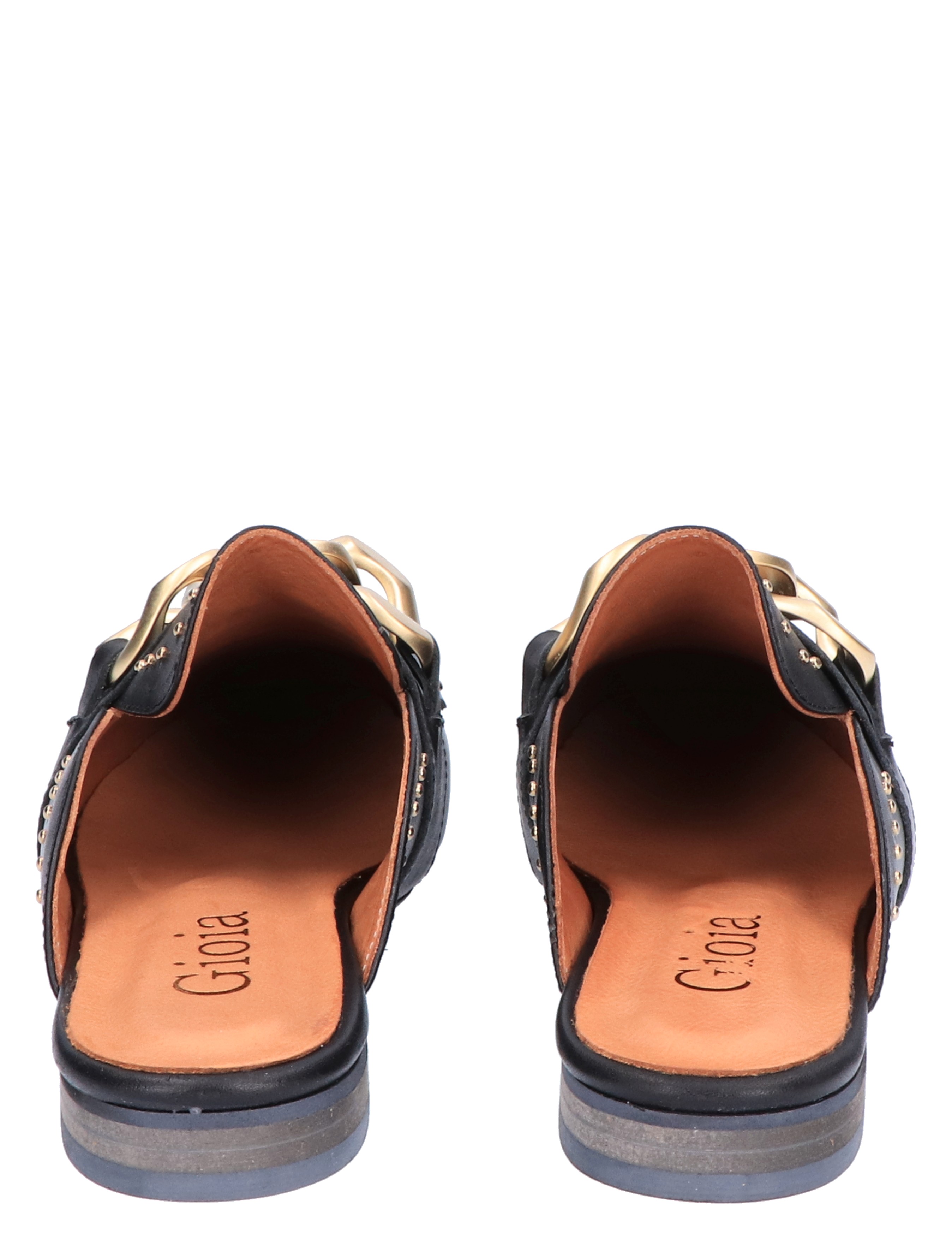 Gioia - Wynne Black Leather - Dames - Muiltjes - 47683_11_6