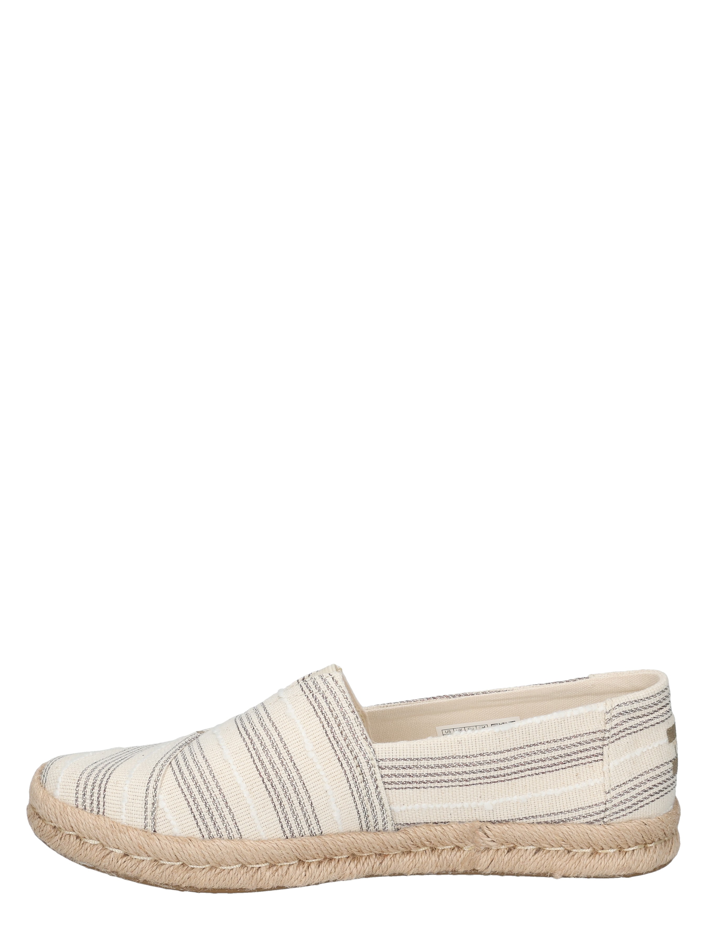 Toms - 10023038 Natural Metallic Stri - Dames - Espadrilles - 50343_72_2