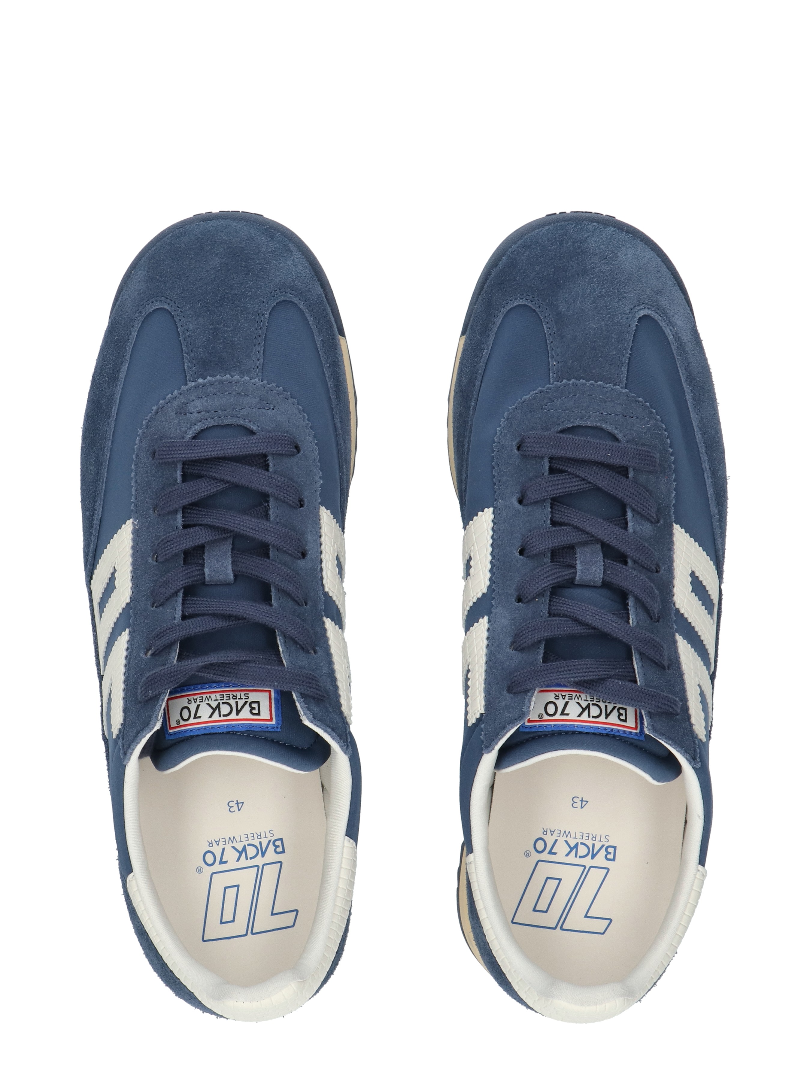 Back 70 - Jogger Man 35 Nylon Sponge Navy Croc Milk - Heren - Lage Sneakers - Sneakers - 50722_33_7