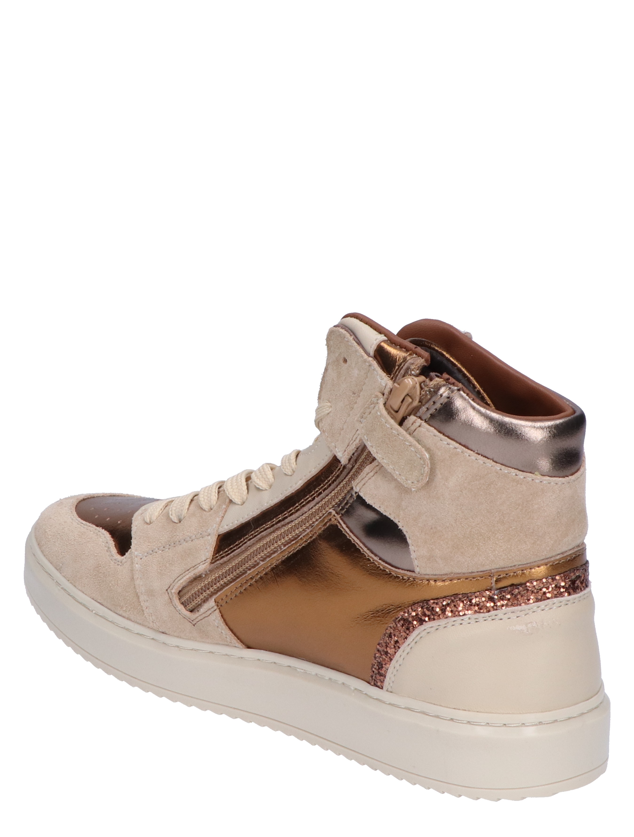 Hip - H1665 Natural Combi - Meisjes - Sneakers - Hoge Sneakers - 42436_57_4
