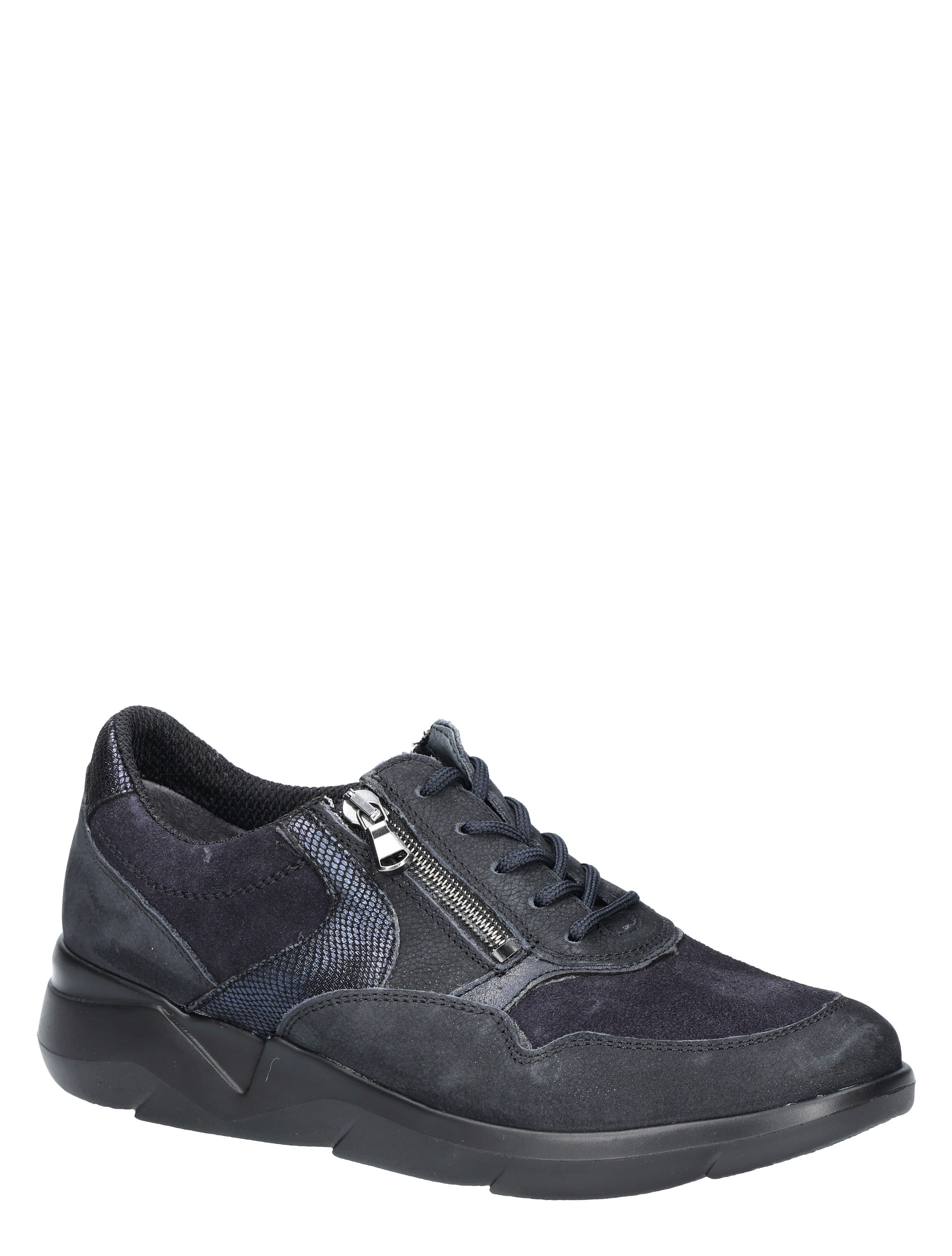 Waldlaufer - 668001 Blue K-Wijdte - Dames - Veterschoenen - Casual Veterschoenen - 48871_33_3