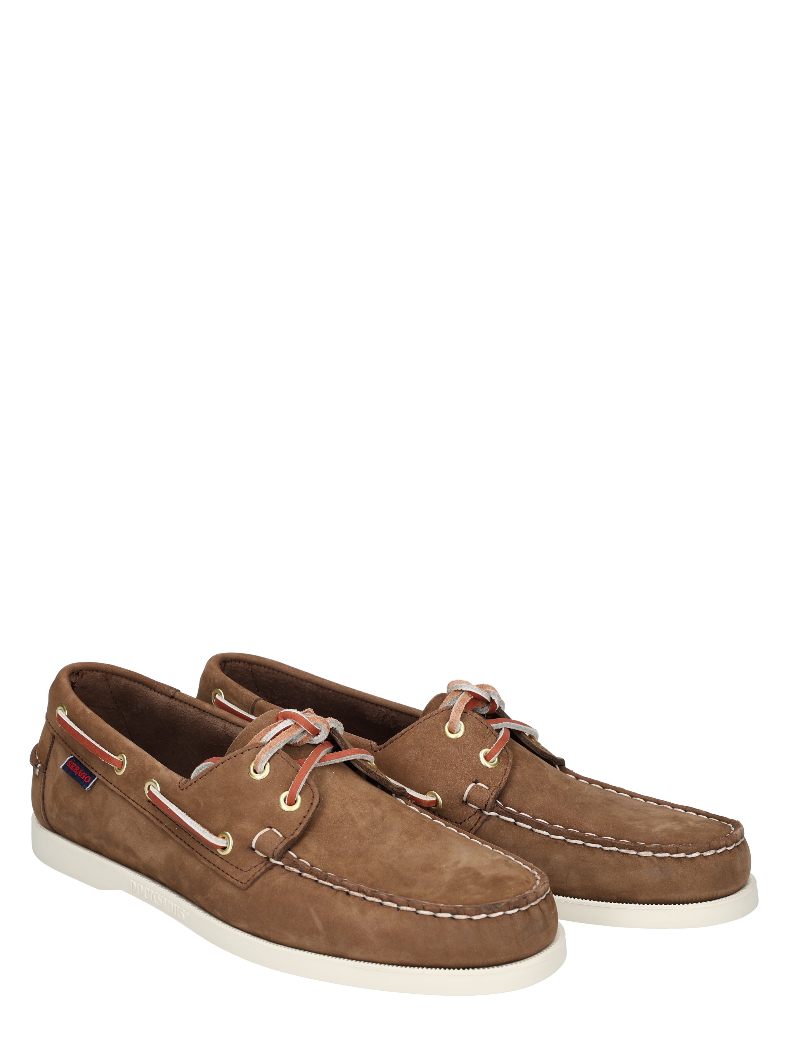 Sebago - Dockside Portland Nubuck ACO Brown - Heren - Moccasins - 49802_22_5